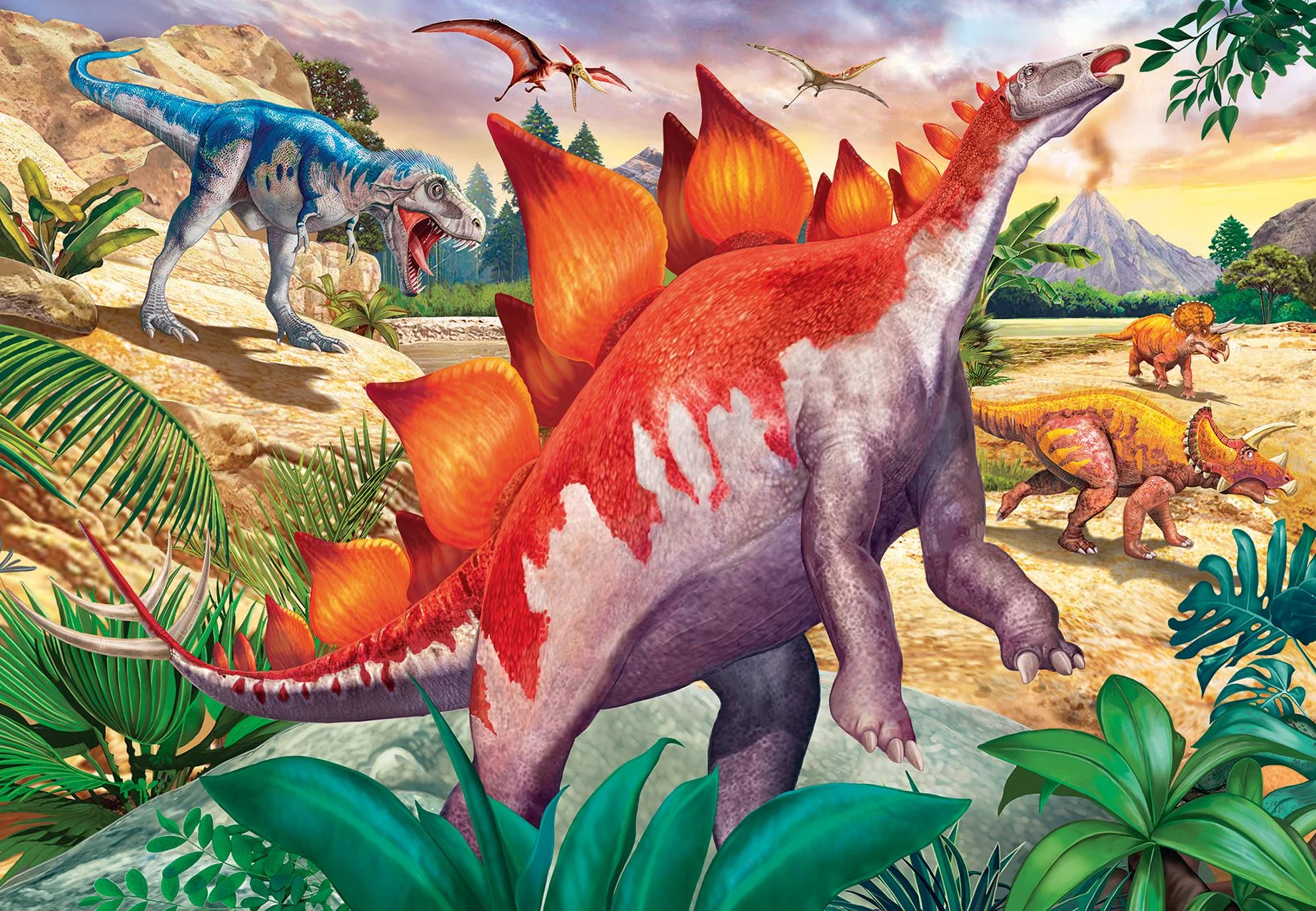 Ravensburger Dėlionė 2x24 vnt. - Dinozaurai