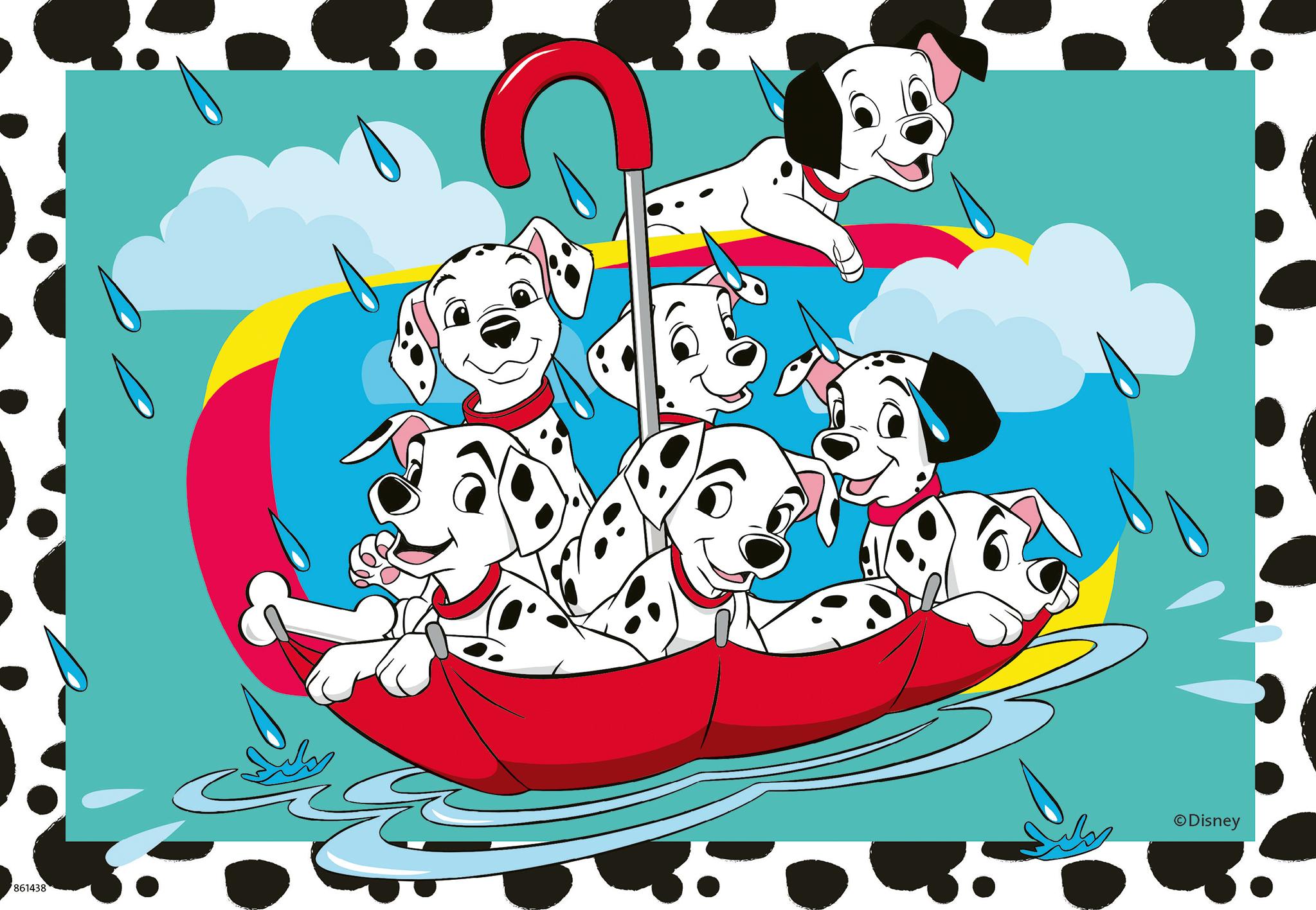 Ravensburger Dėlionė 2x24 vnt. - Disney šunys
