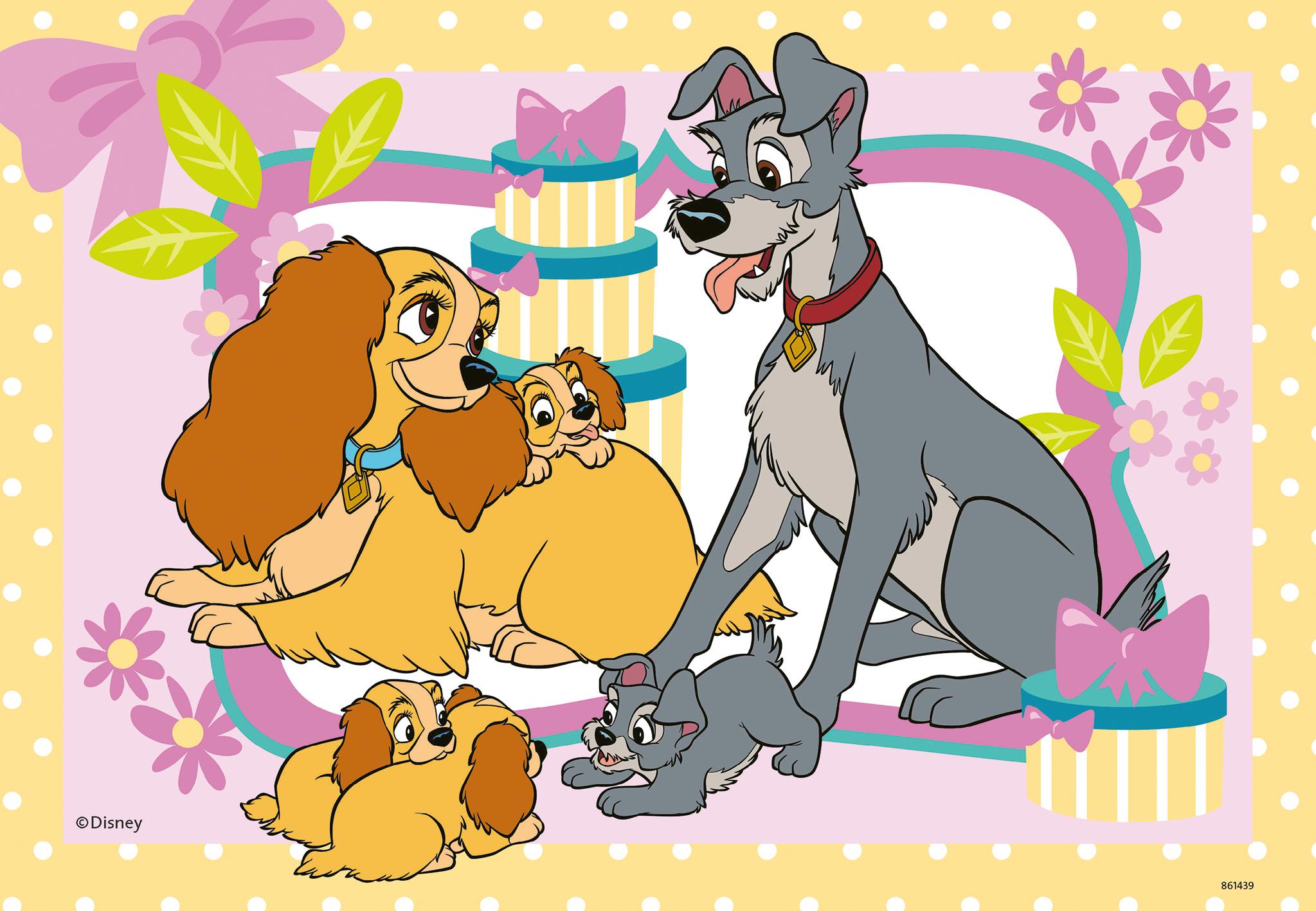 Ravensburger Dėlionė 2x24 vnt. - Disney šunys