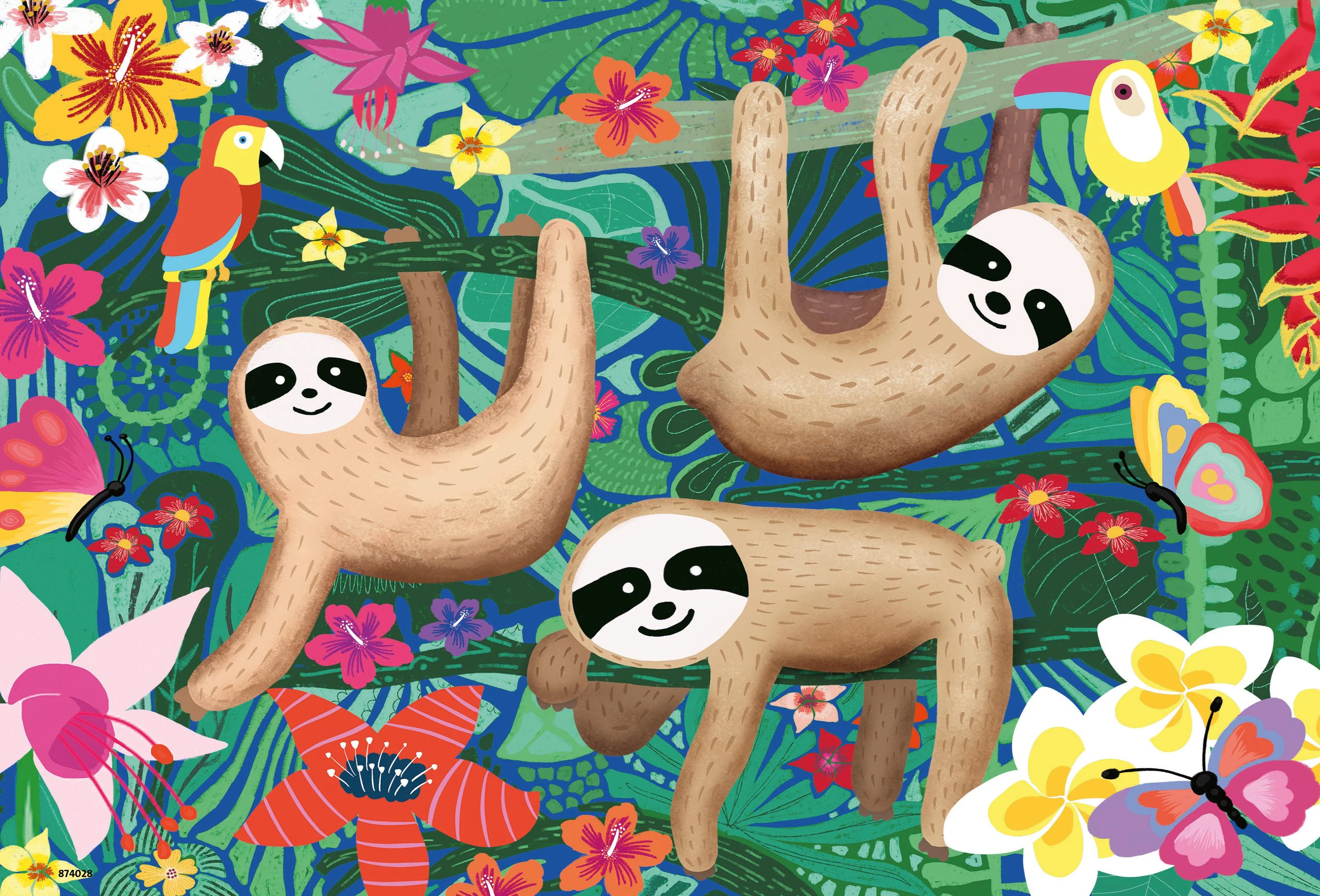 Ravensburger Dėlionė 2x24 vnt. - Koalos ir tinginiai