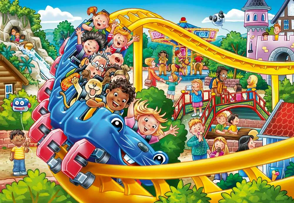 Ravensburger Dėlionė 2x24 vnt. - Pramogų parkas