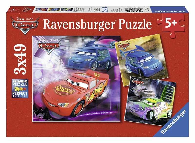 Ravensburger Dėlionė 3x49 vnt. - Ratai