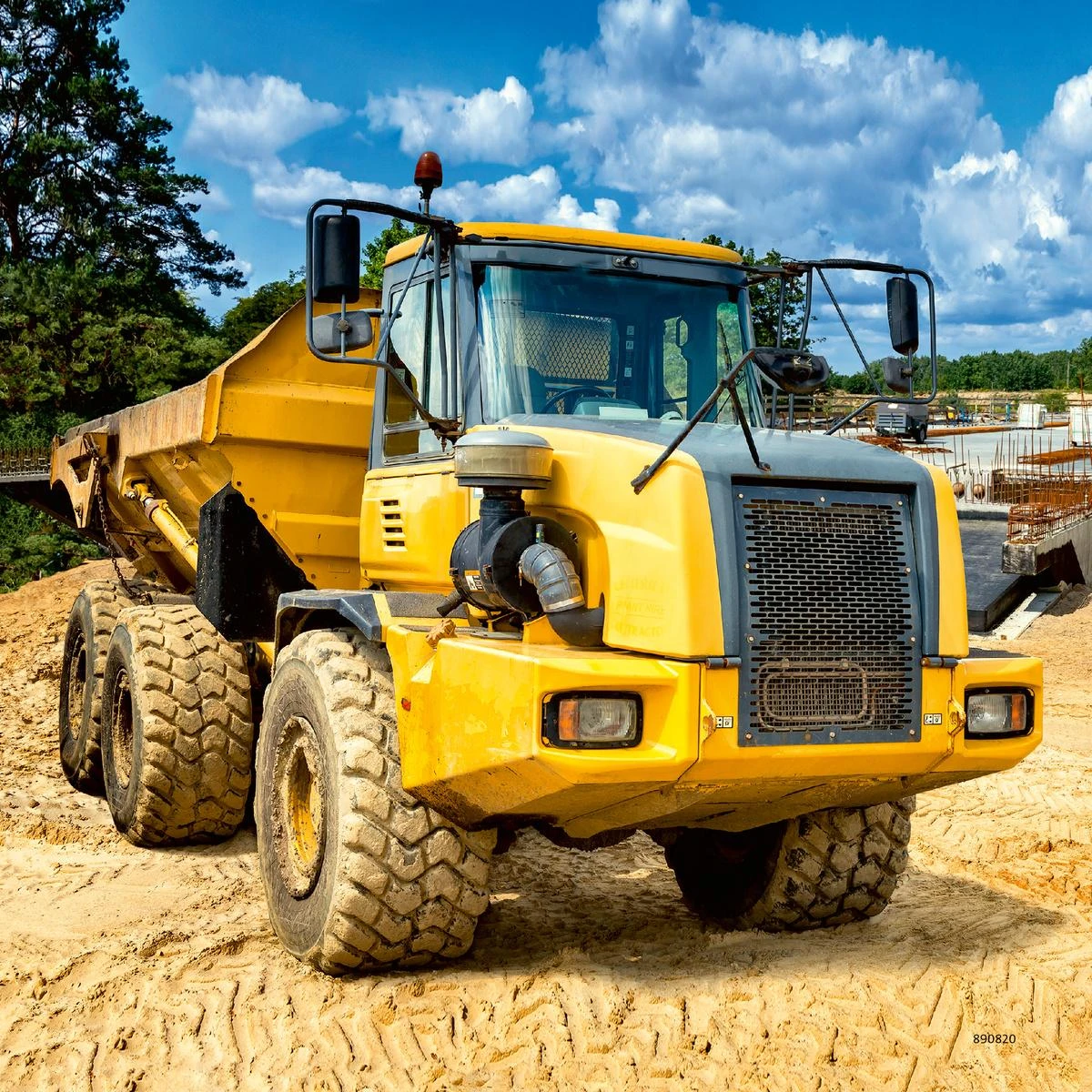 Puzzle 3x49 Digger at work! - RAVENSBURGER dėlionė
