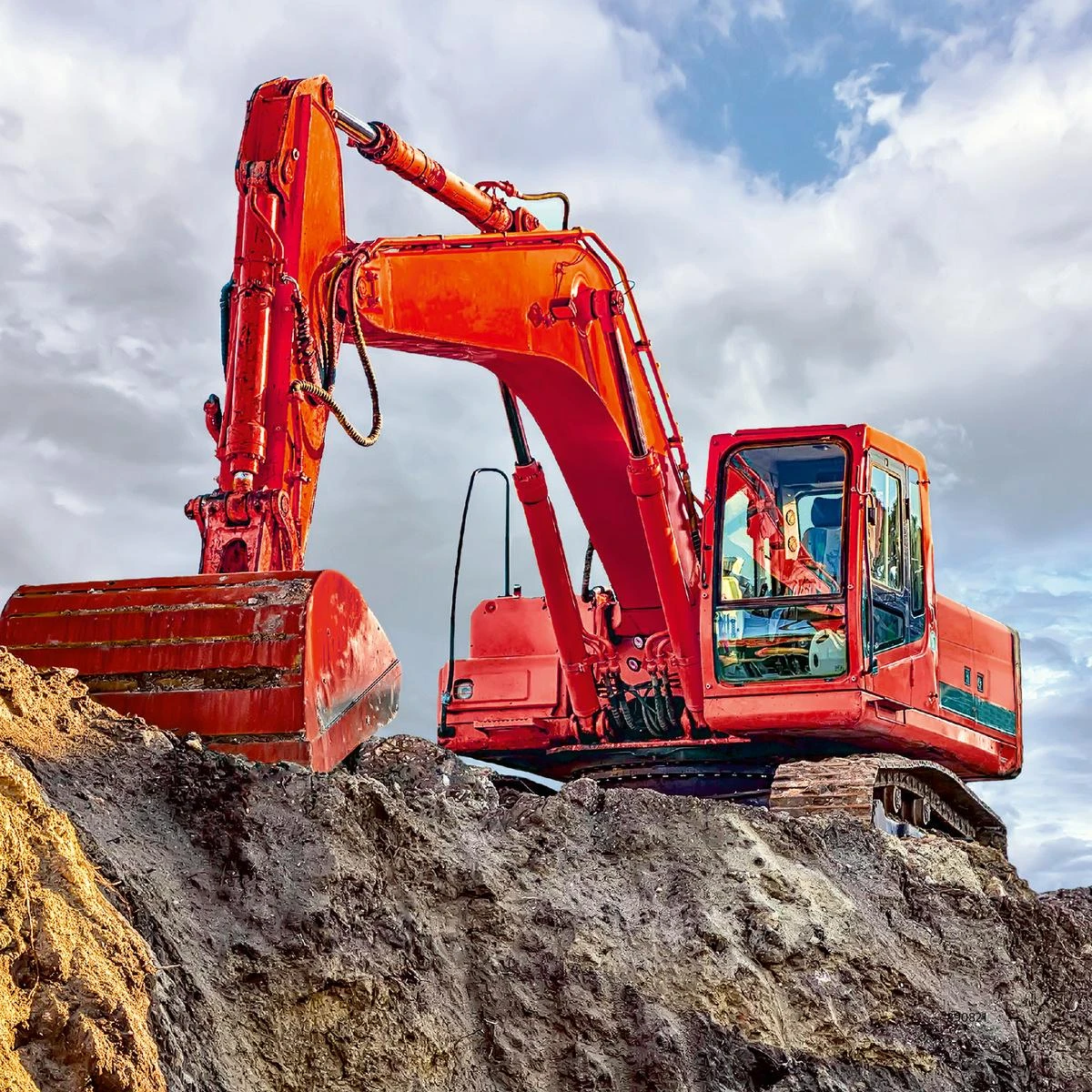 Puzzle 3x49 Digger at work! - RAVENSBURGER dėlionė