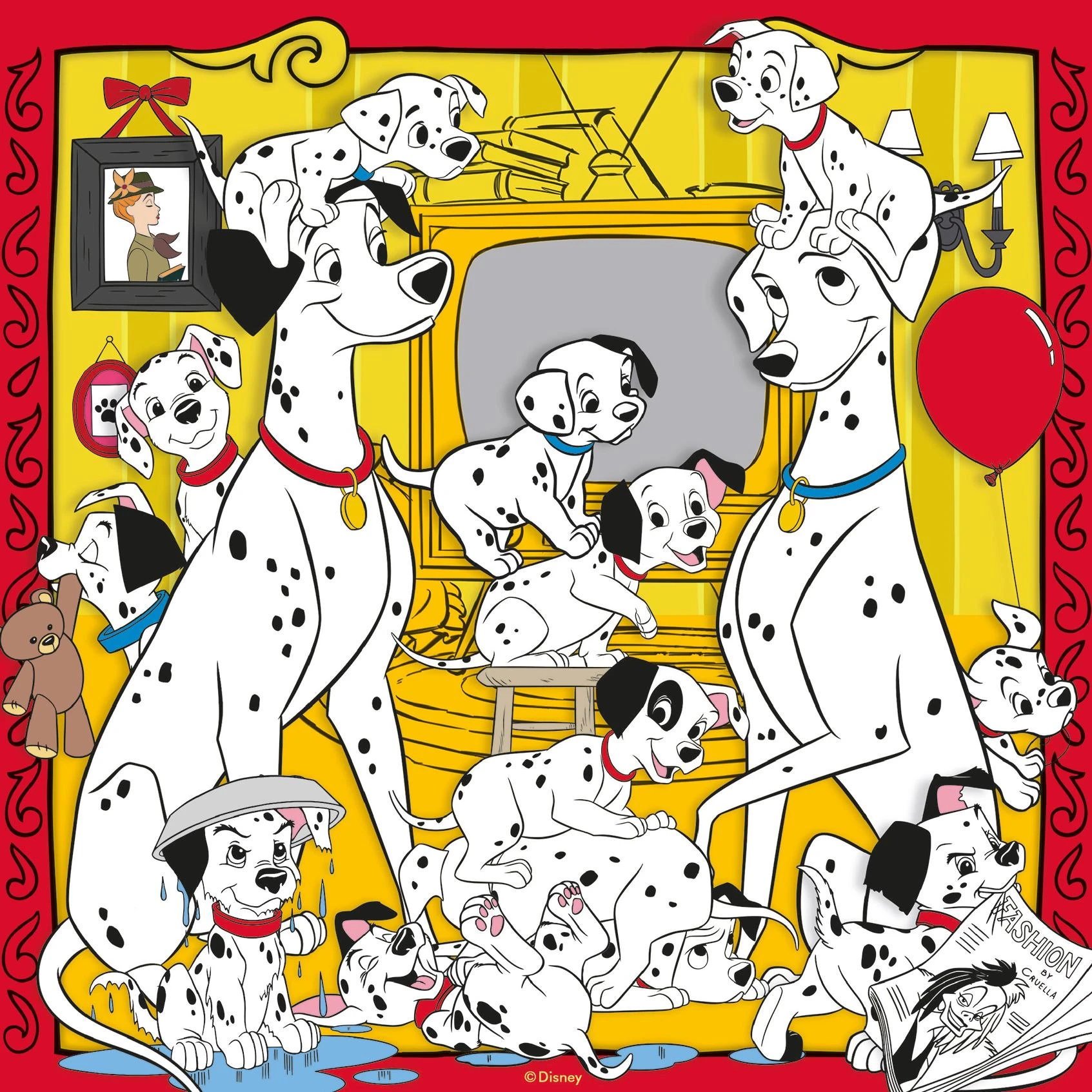 Ravensburger Dėlionė 3x49 vnt. - Disney personažai