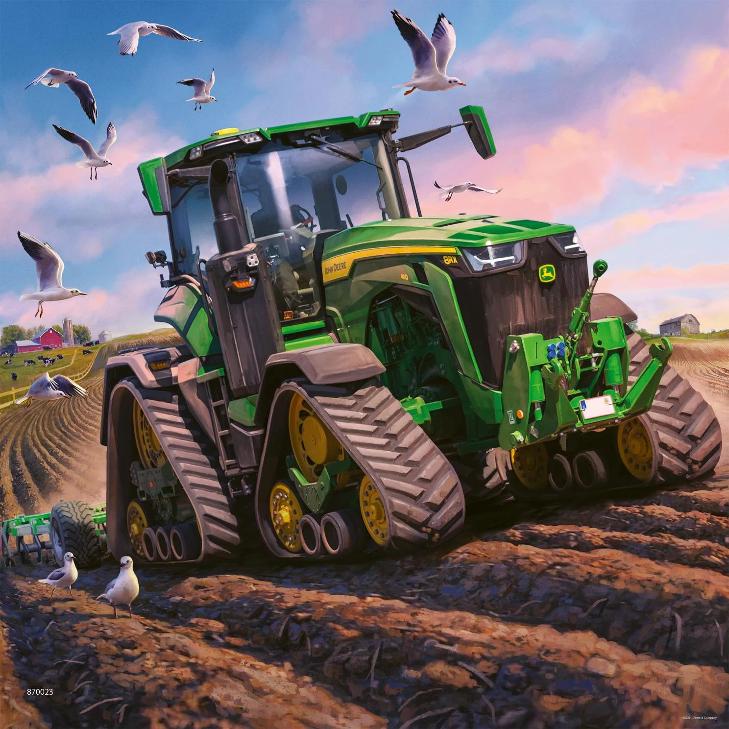 Ravensburger Dėlionė 3x49 vnt. - John Deere sezonas