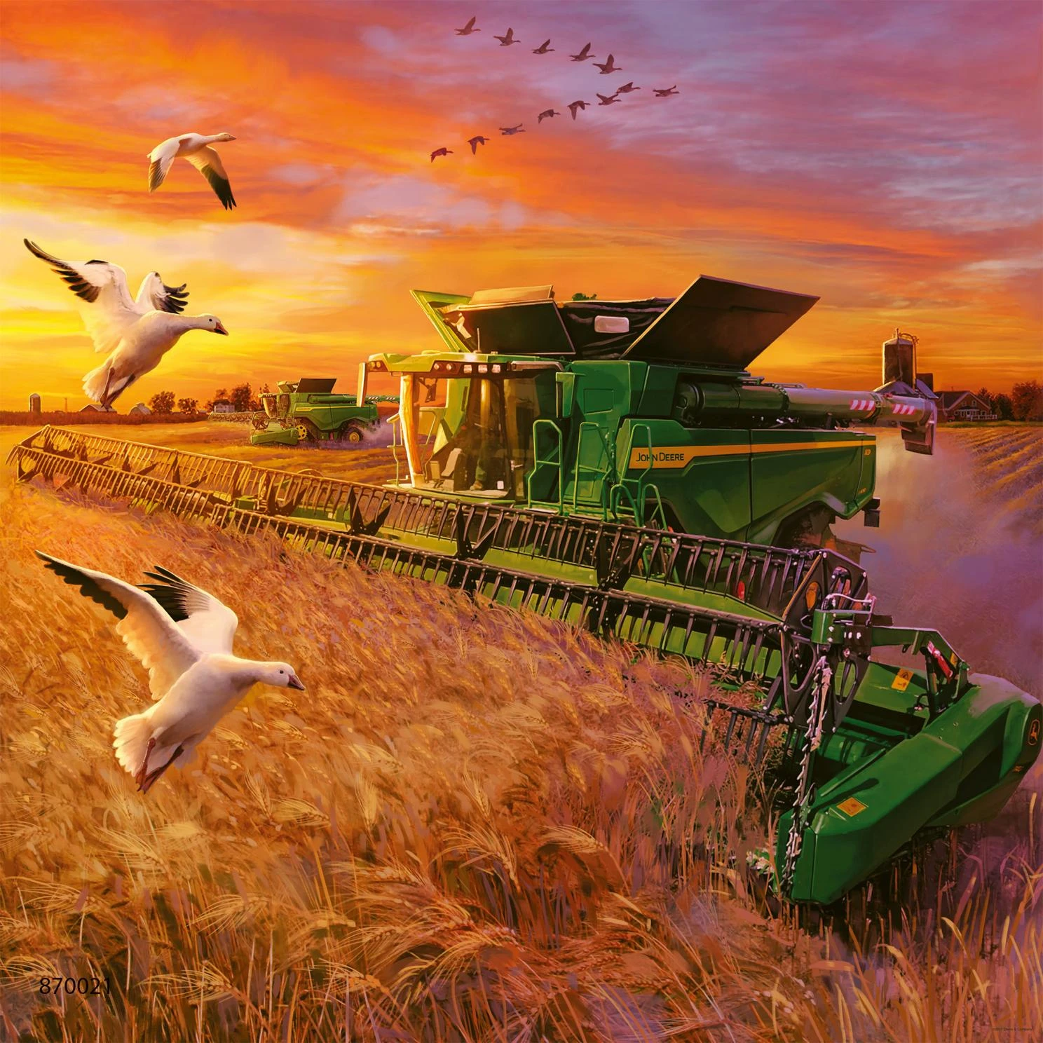 Ravensburger Dėlionė 3x49 vnt. - John Deere sezonas