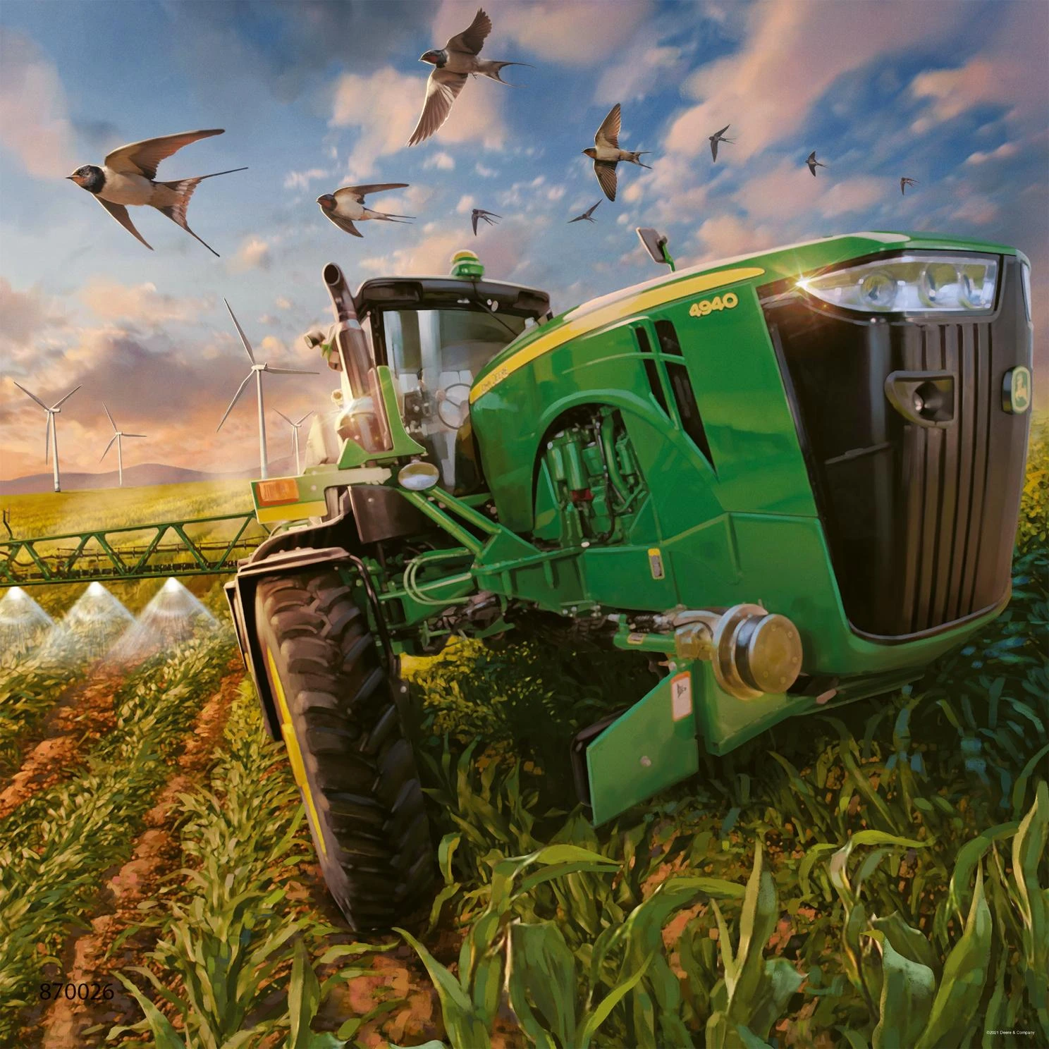 Ravensburger Dėlionė 3x49 vnt. - John Deere sezonas
