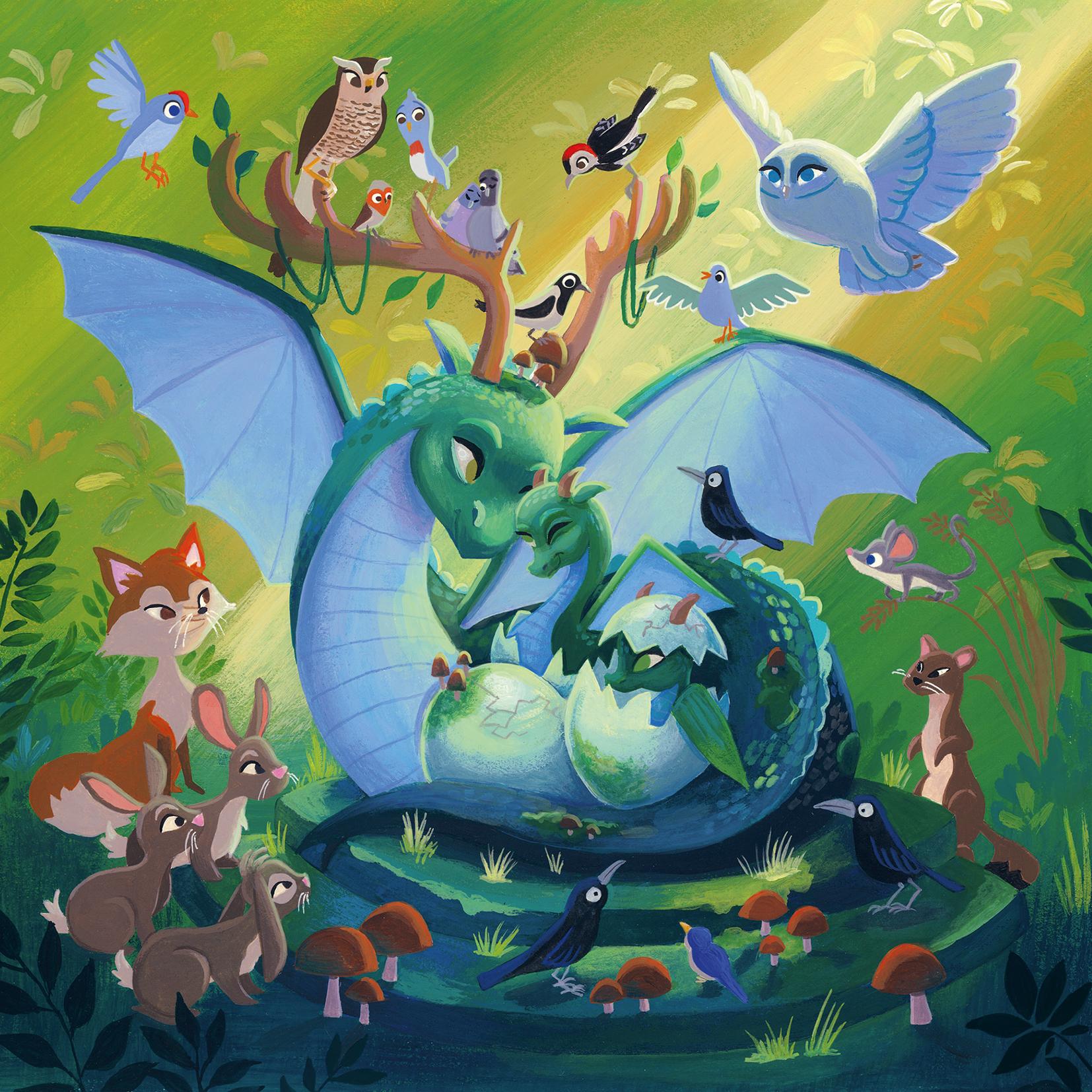 Ravensburger Dėlionė 3x49 vnt. - Fėjos