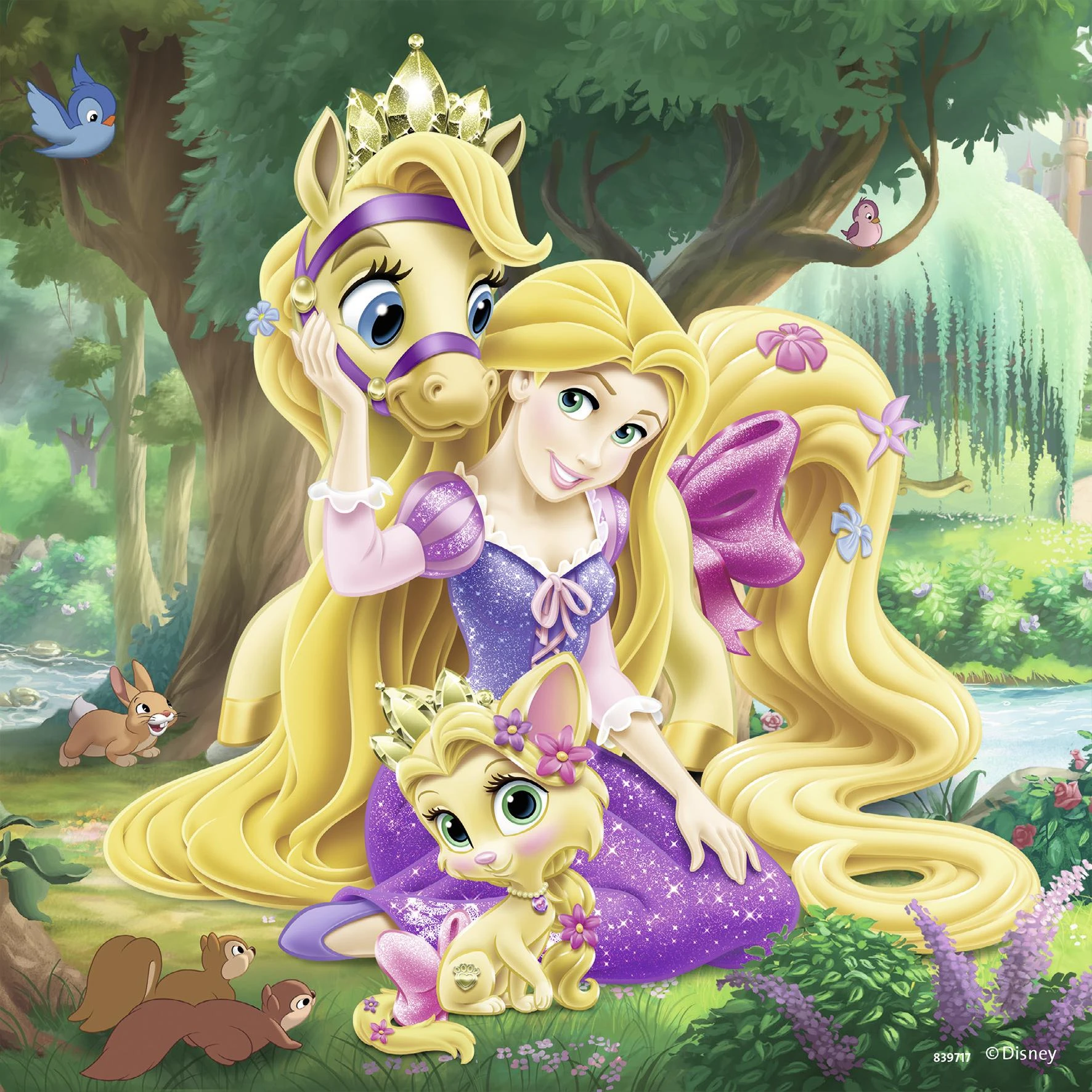Ravensburger Dėlionė 3x49 vnt. - Princesės