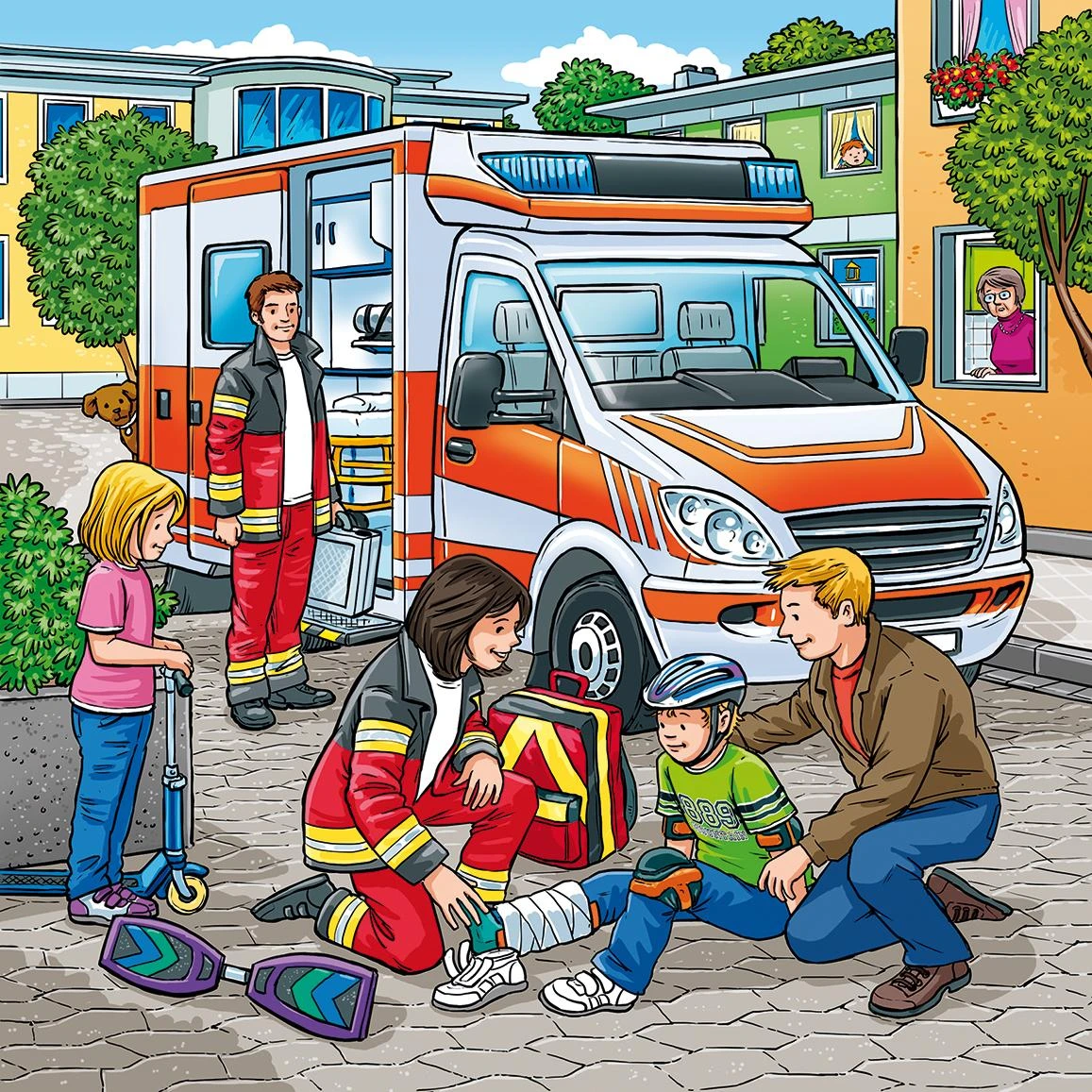 Ravensburger Dėlionė 3x49 vnt. - Pagalba