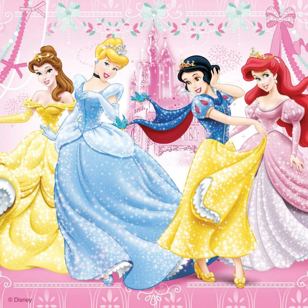 Ravensburger Dėlionė 3x49 vnt. - Princesės