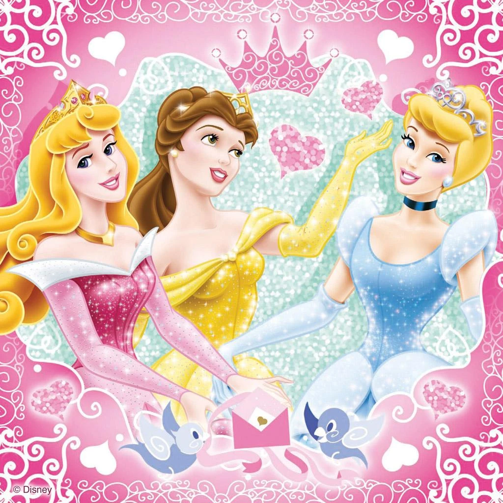 Ravensburger Dėlionė 3x49 vnt. - Princesės