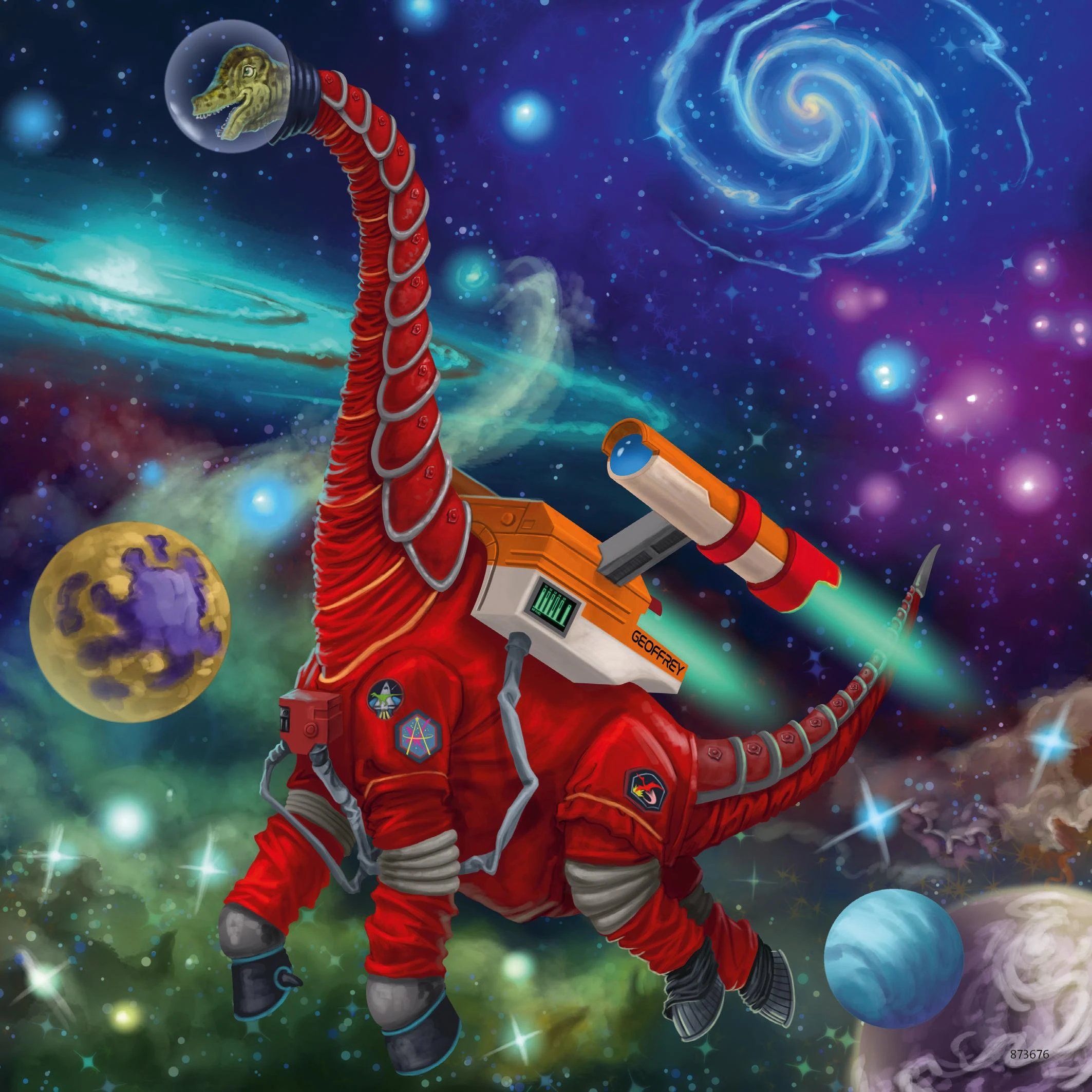 Ravensburger Dėlionė 3x49 vnt. - Dinozaurų pasaulis