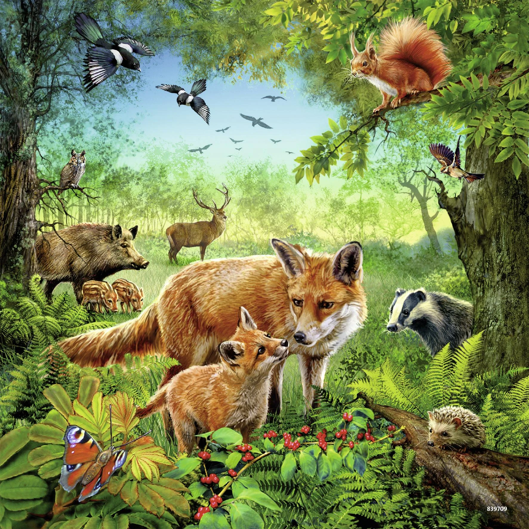 Ravensburger Dėlionė 3x49 vnt. - Pasaulio gyvūnai