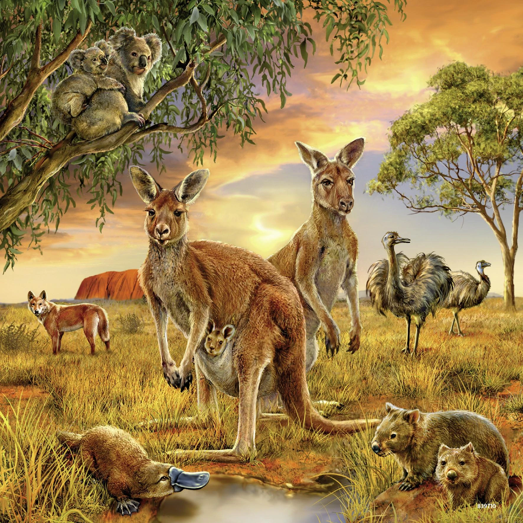Ravensburger Dėlionė 3x49 vnt. - Pasaulio gyvūnai
