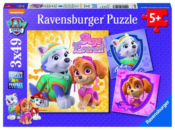 Ravensburger Dėlionė 3x49 vnt. - Šunyčiai patruliai (PAW Patrol)