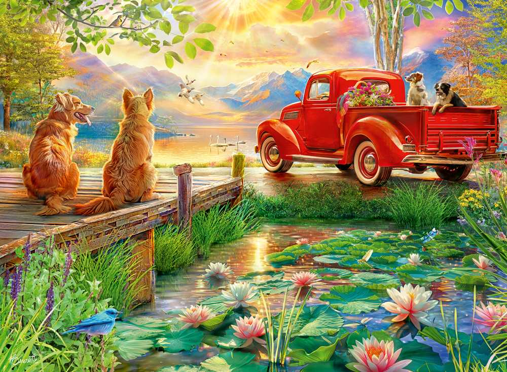 Ravensburger Dėlionė 500 vnt. - Vasaros meilė aprašymas - Prekės nuotrauka