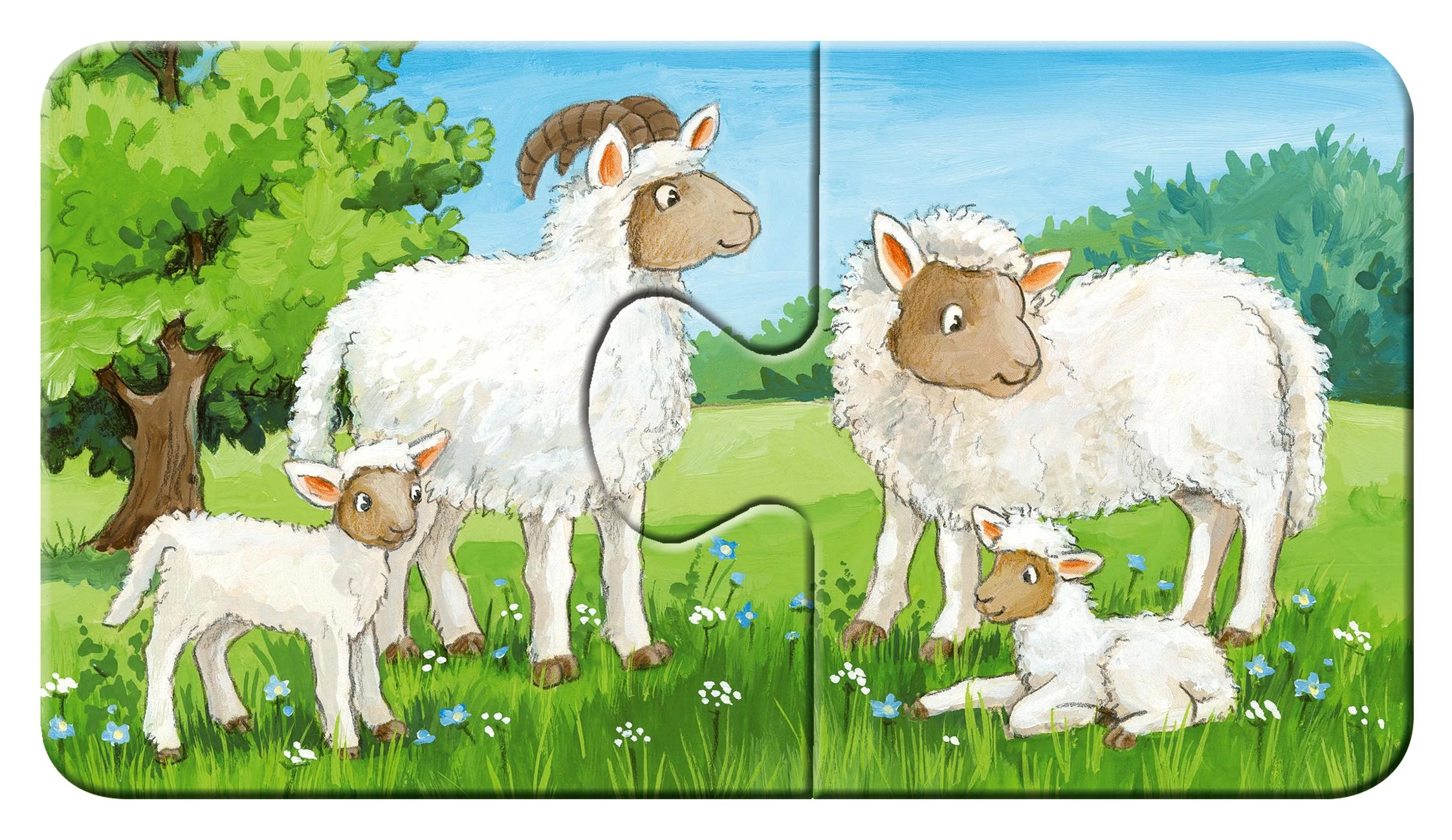 Ravensburger Dėlionė 9x2 vnt. - Mano pirmoji dėlionė