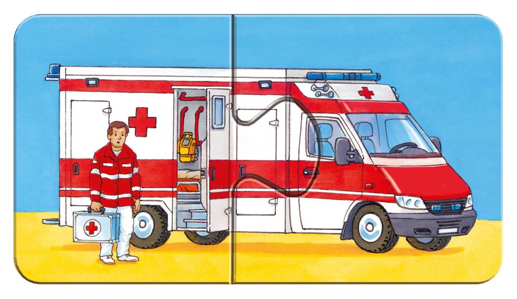 Ravensburger Dėlionė 9x2 vnt. - Transporto priemonės