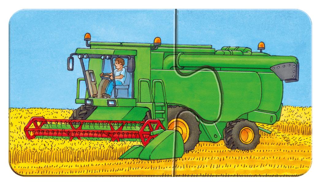 Ravensburger Dėlionė 9x2 vnt. - Transporto priemonės