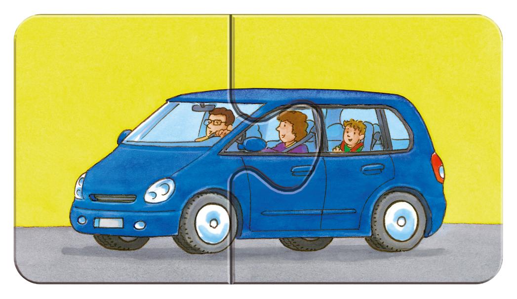 Ravensburger Dėlionė 9x2 vnt. - Transporto priemonės