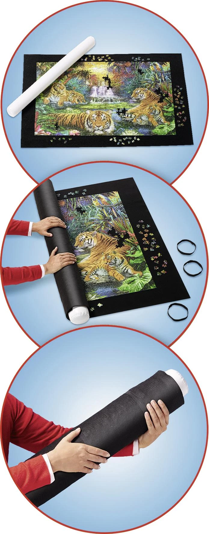 Ravensburger XXL Suvyniojamas pagrindas dėlionės dėliojimui (1000-3000 detalių dėlionėms)