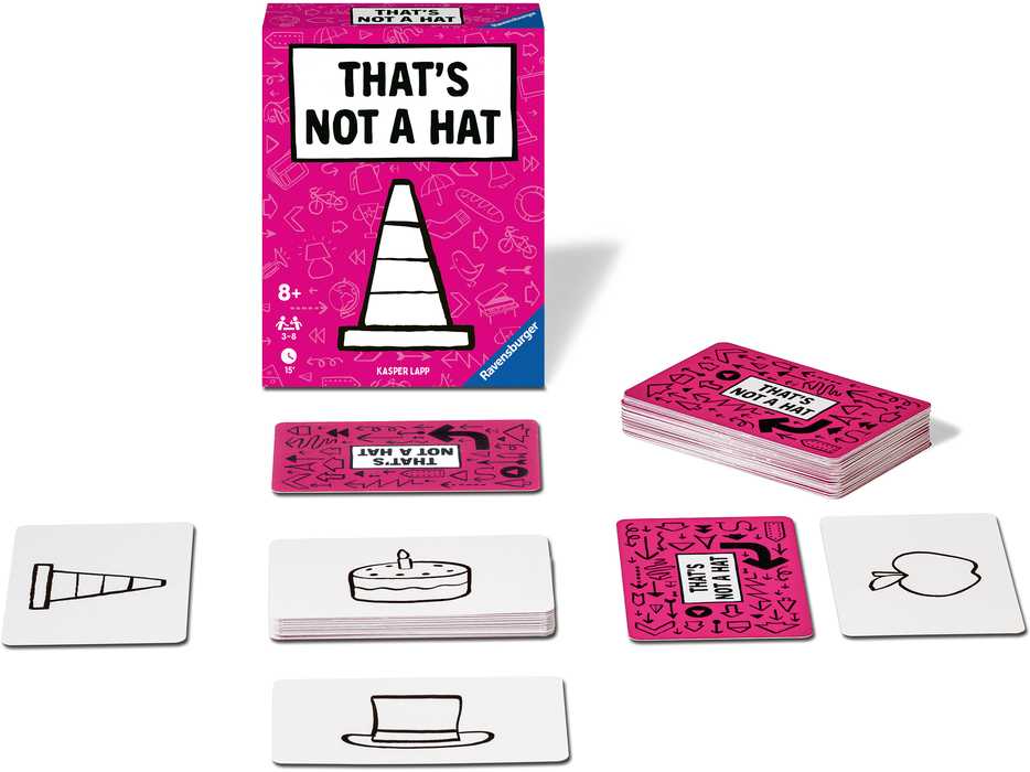 Ravensburger kortų žaidimas „That's Not a Hat“, 3–8 žaid., nuo 8 m.
