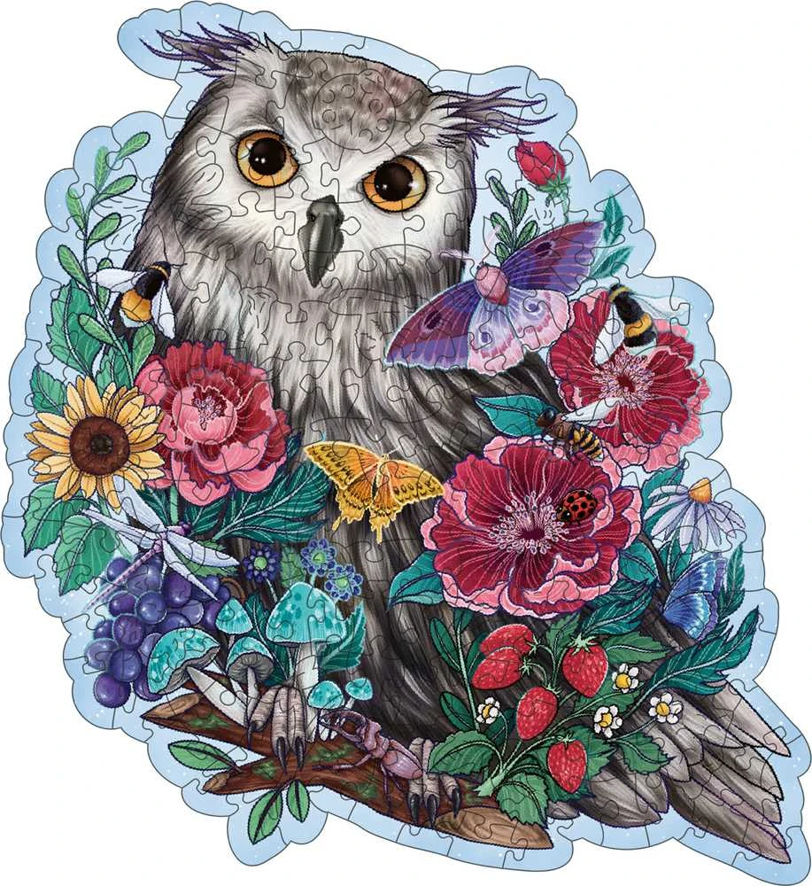 Ravensburger Medinė dėlionė 150 vnt. - Pelėda