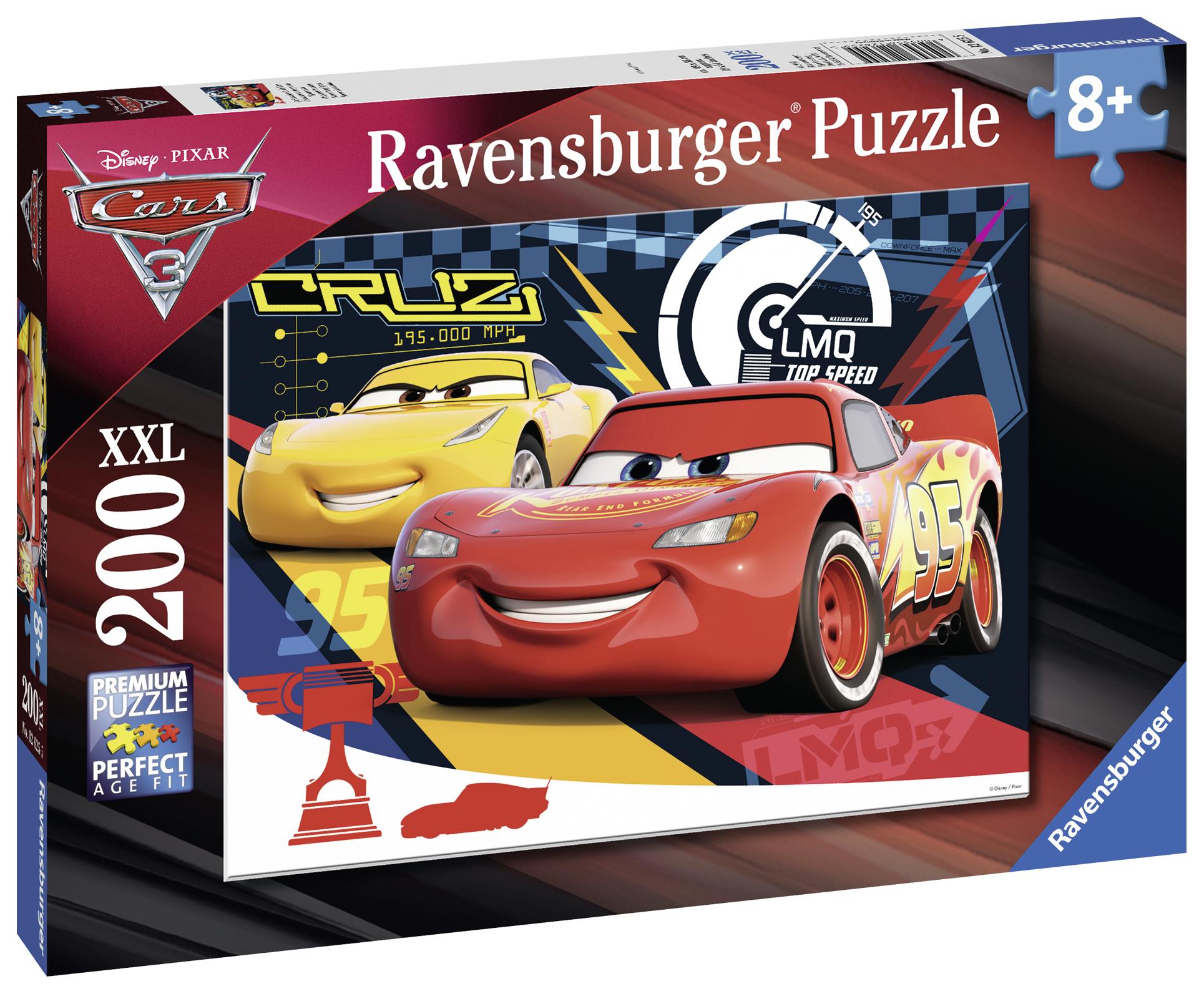 Ravensburger "XXL" Dėlionė 200 vnt. - Ratai (Cars)