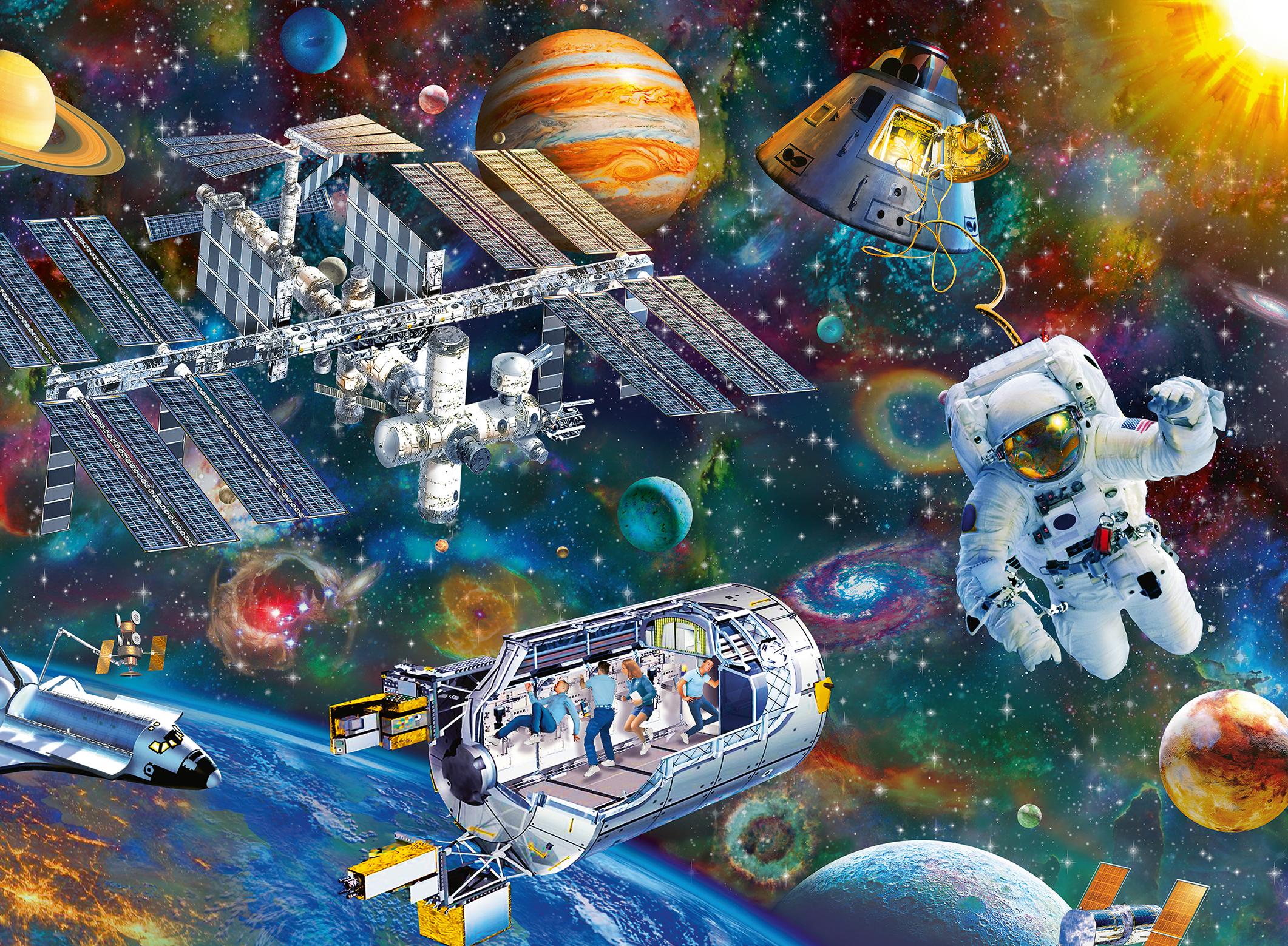 Ravensburger Dėlionė 200 vnt. - Kosmoso ekspedicija aprašymas - Prekės nuotrauka