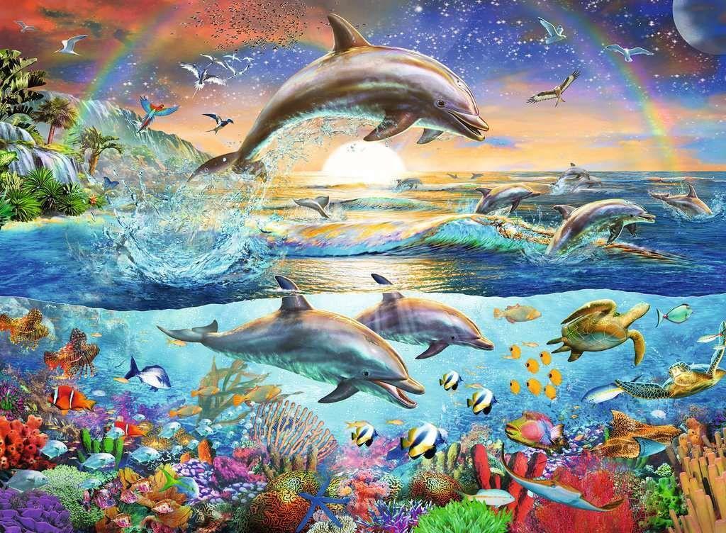 Ravensburger Dėlionė 300 vnt. - Delfinai aprašymas - Prekės nuotrauka