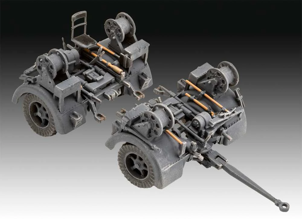 Revell plastikinis modelis 8,8 cm Flak 37 + Sd.Anh.202 1:72