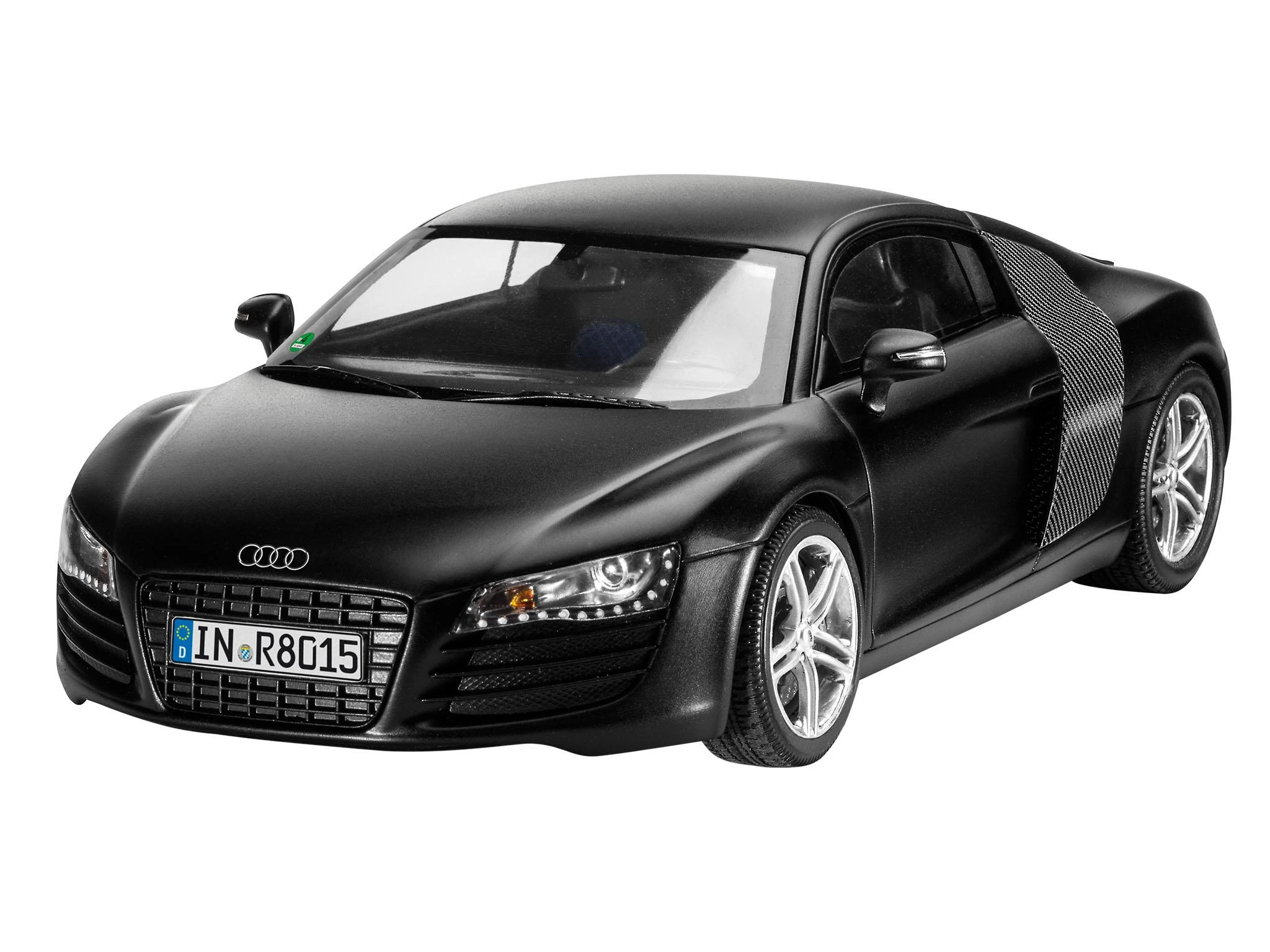 Revell Audi R8 1:24 dovanų rinkinys – plastikinis modelis su dažais ir klijais
