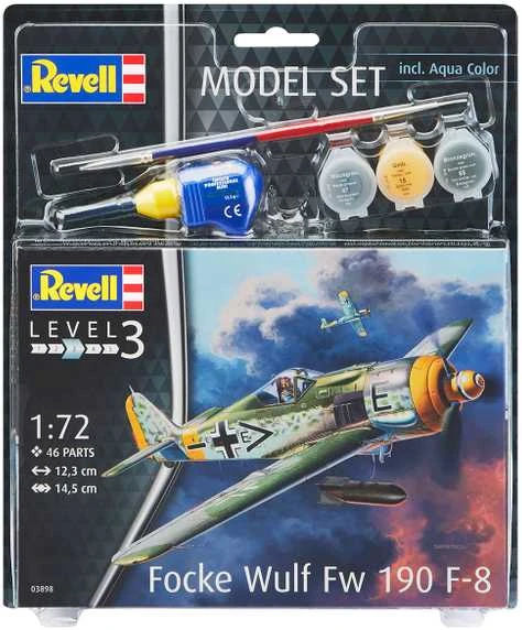 Revell Focke-Wulf Fw 190 F-8 lėktuvo modelio dovanų rinkinys 1:72