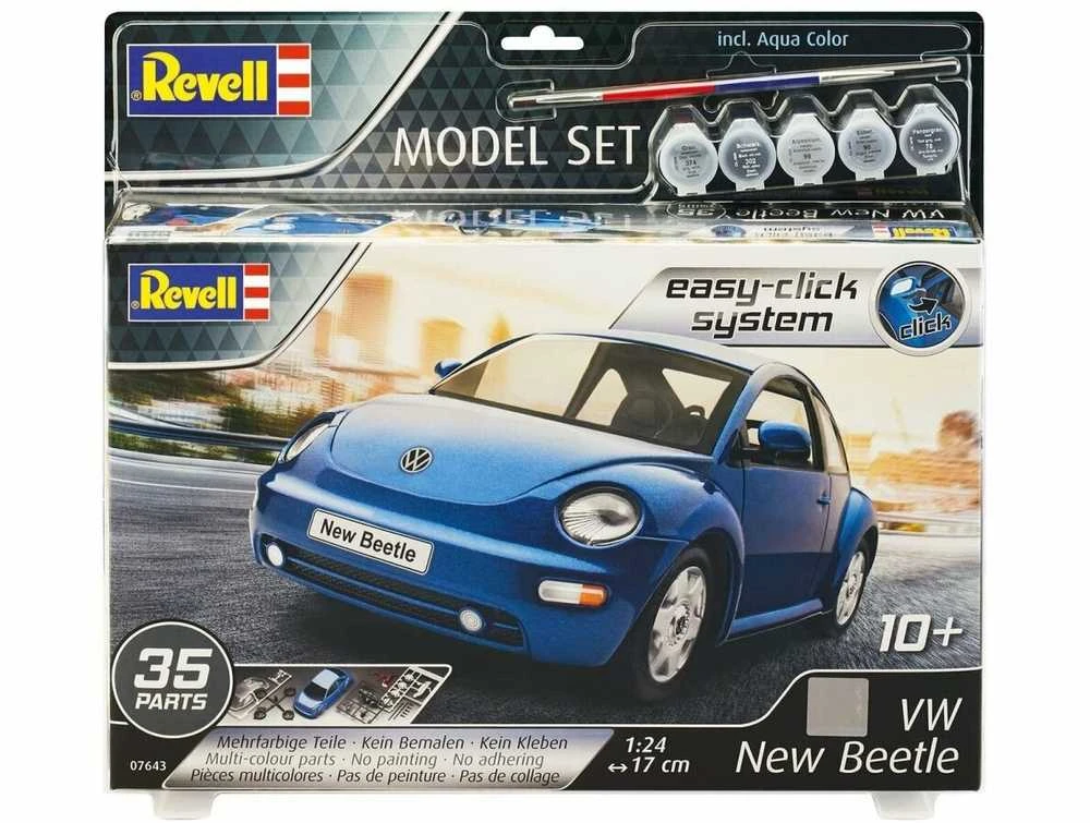 Revell Model Set VW New Beetle - PLASTIKINIS modeliavimo rinkinys