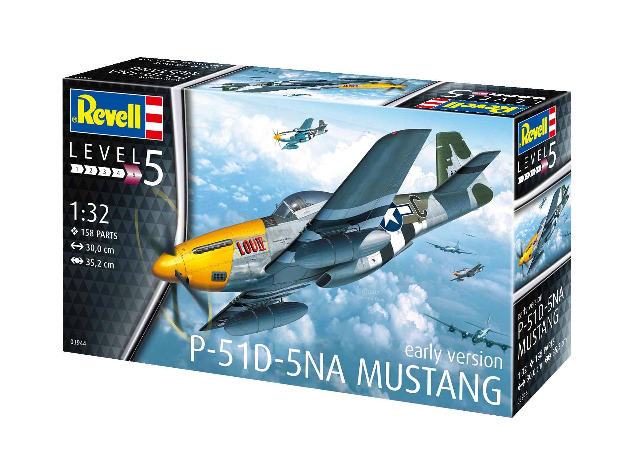 Revell – P-51D Mustang, 1/32, 03944