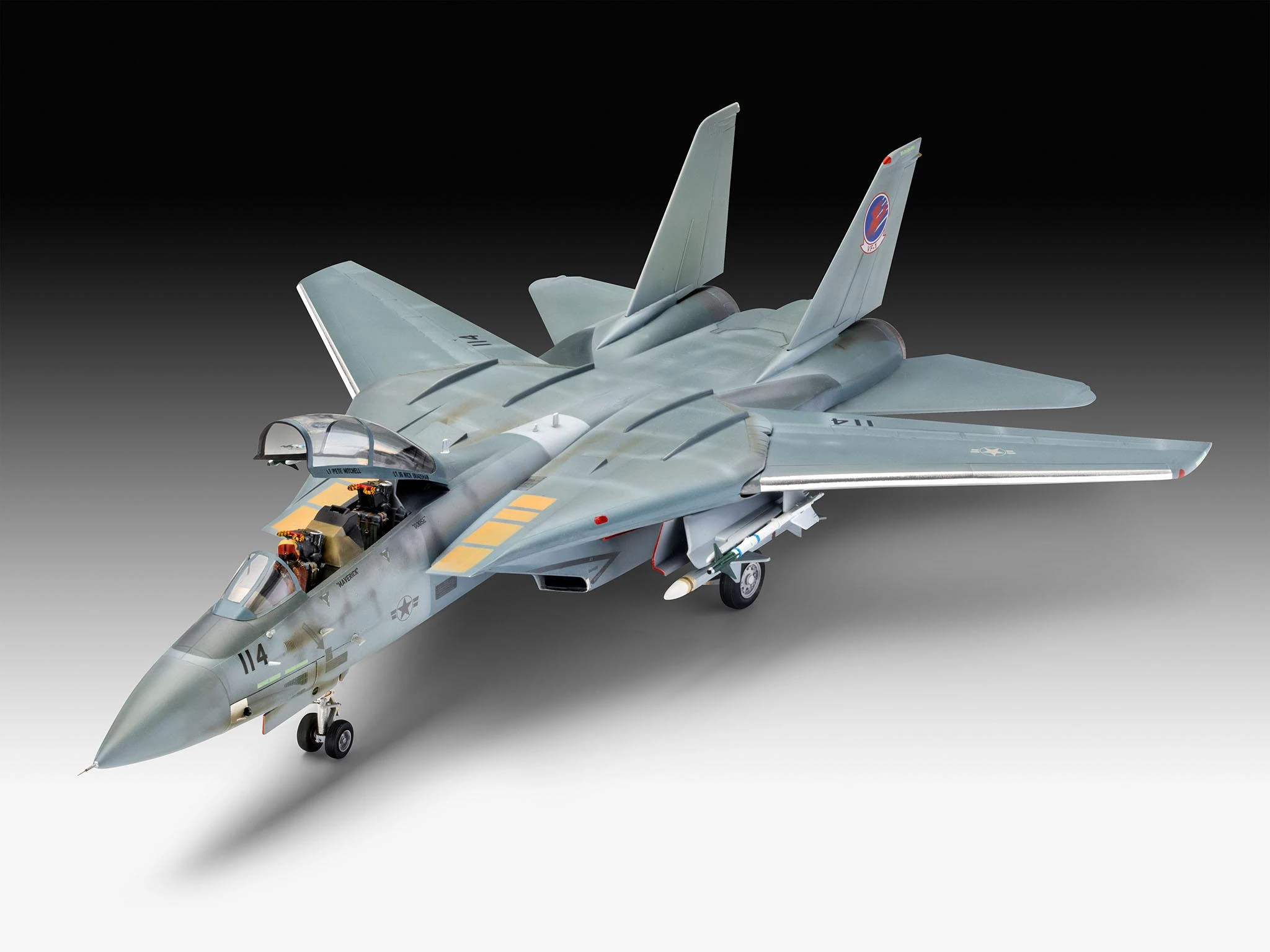 Revell Top Gun F-14A Tomcat lėktuvo modelis 1/48