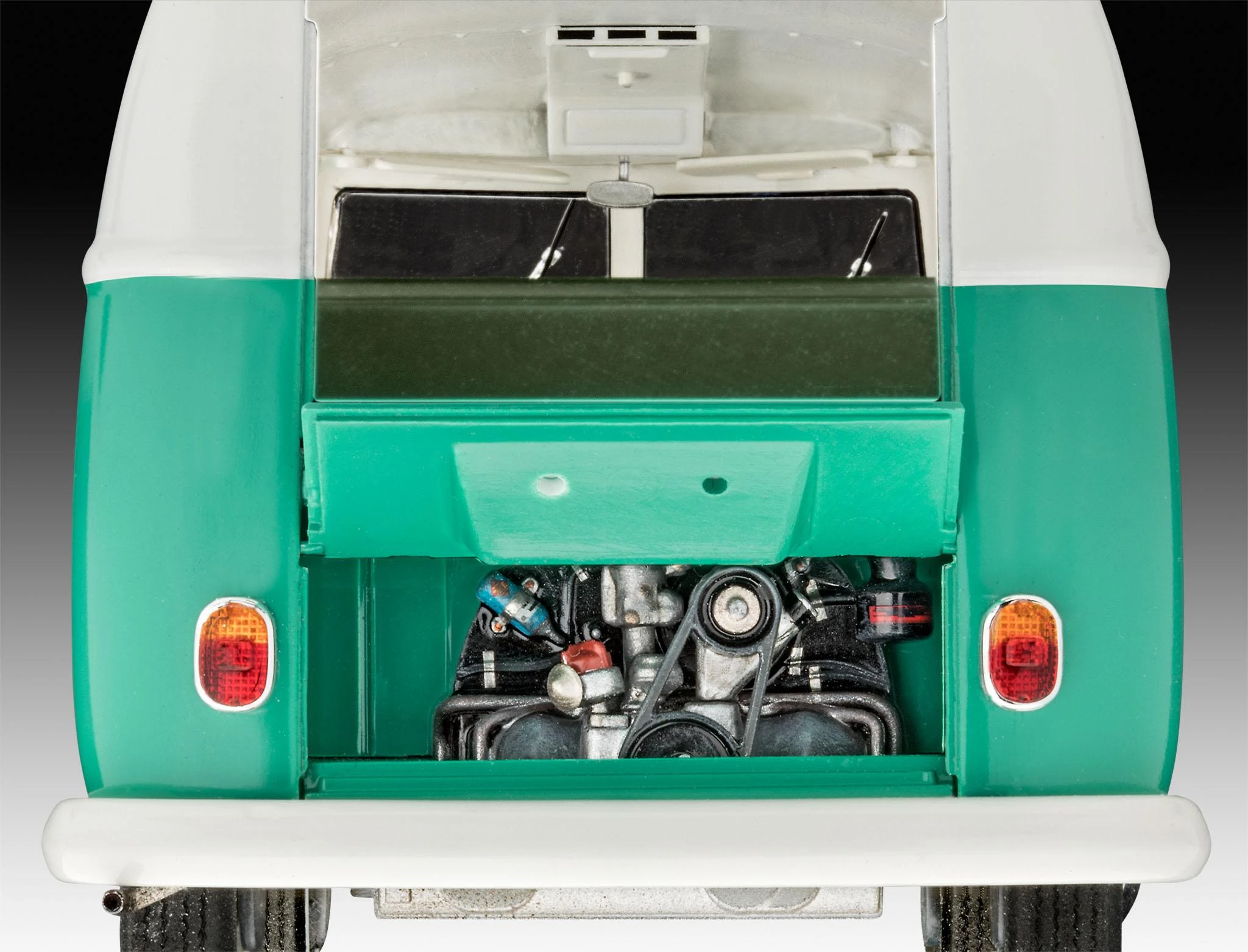 Revell VW T1 mikroautobusas 1/24 plastikinis surinkimo rinkinys, 18 cm