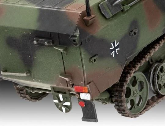 Revell Wiesel 2 LeFlaSys BF/UF 1/35 oro gynybos šarvuotis, plastikinis modelis