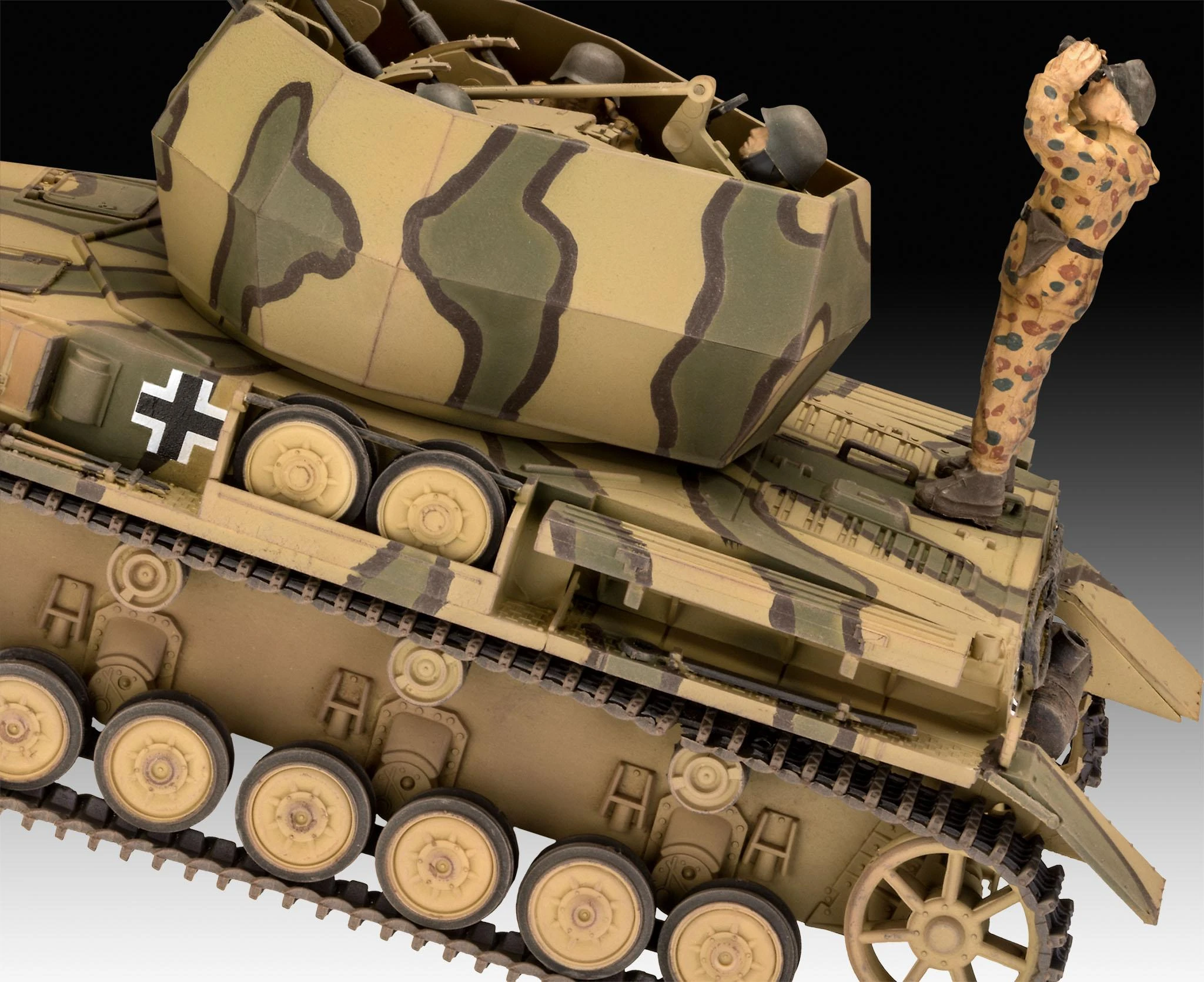 Revell Flakpanzer IV Wirbelwind - PLASTIKINIS modeliavimo rinkinys