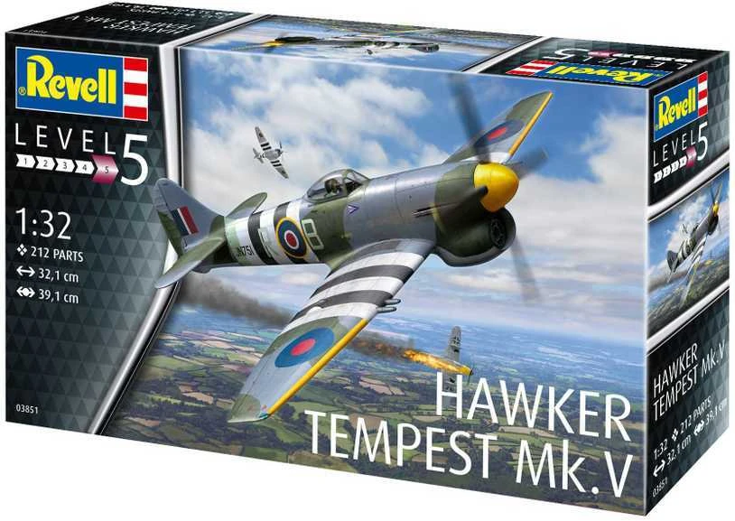 Revell plastikinis modelis Hawker Tempest 1:32