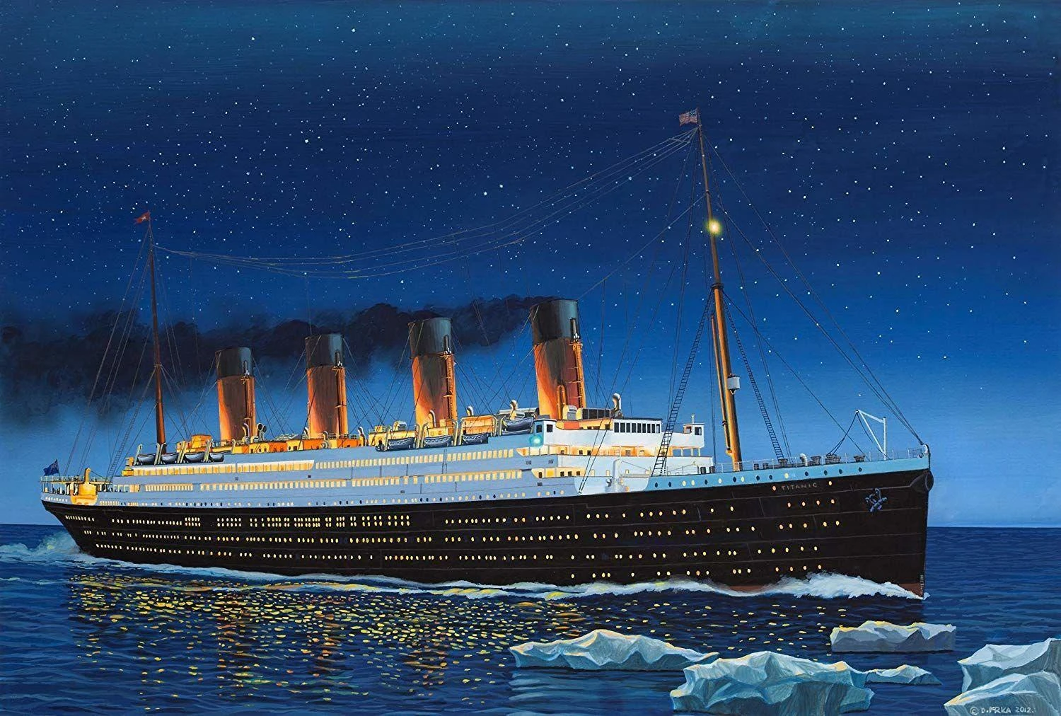 Revell – RMS Titanikas, 1/700 05210