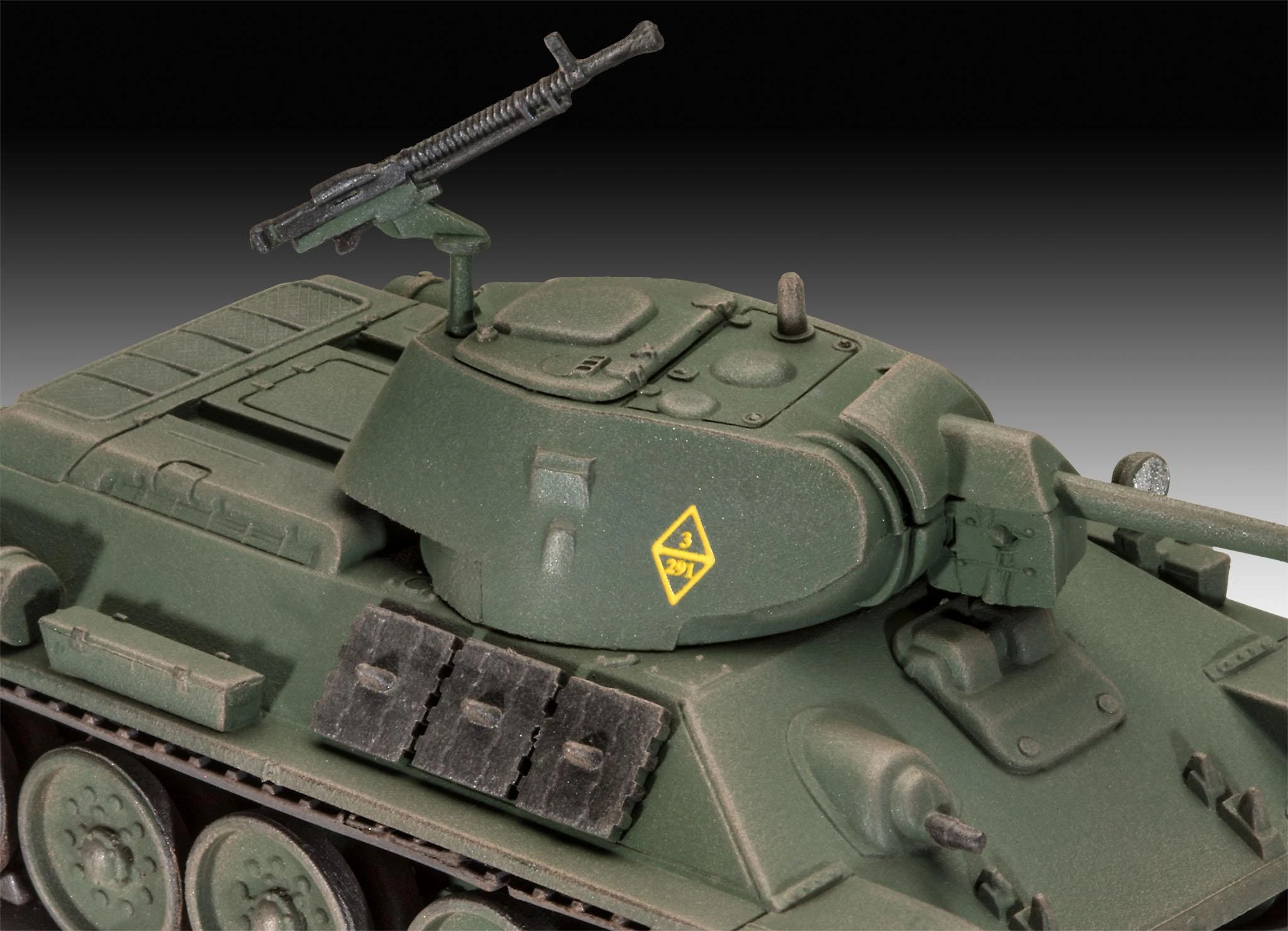 Revell T-34/76 Modell 1940 - PLASTIKINIS modeliavimo rinkinys