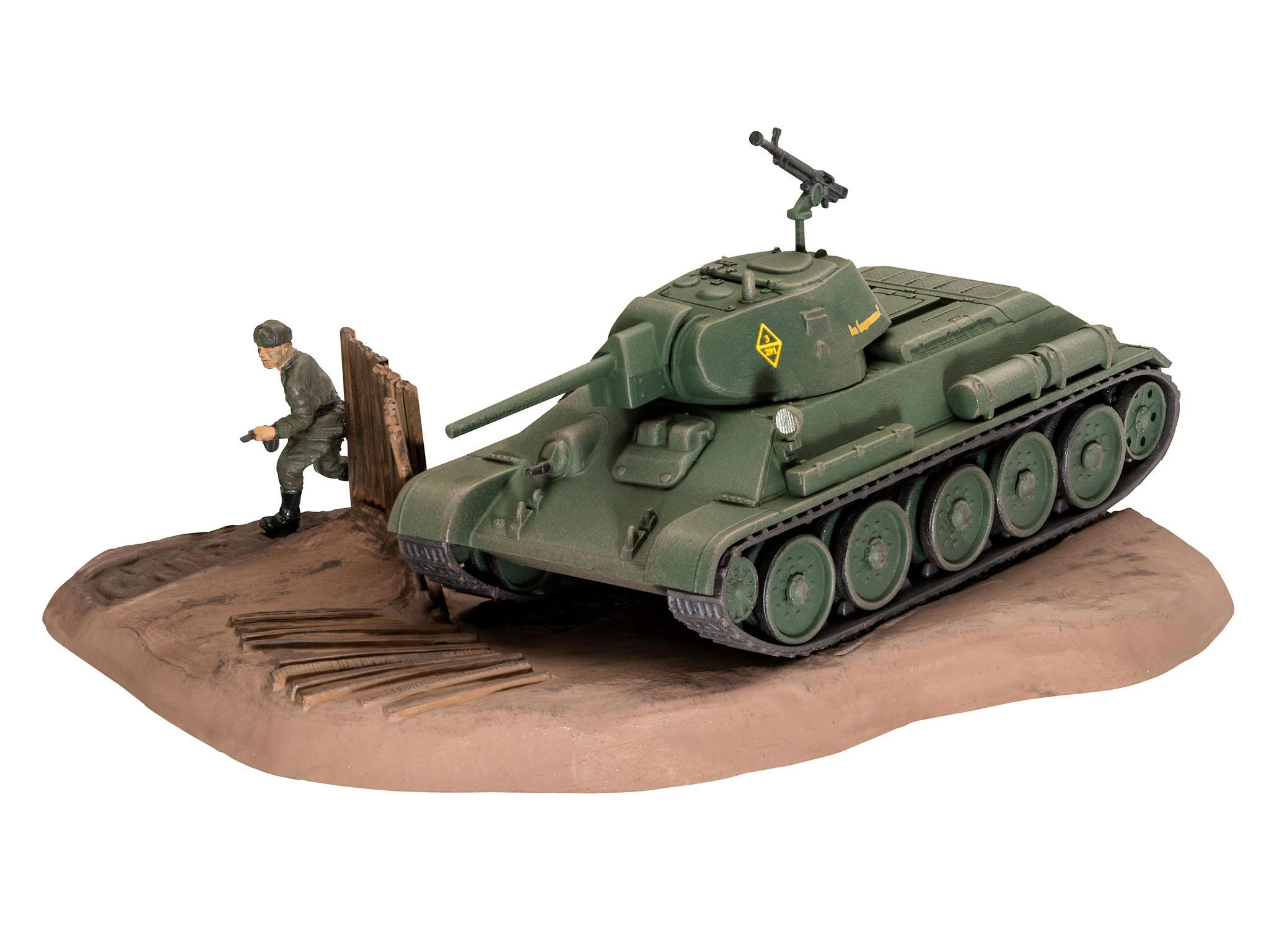 Revell T-34/76 Modell 1940 - PLASTIKINIS modeliavimo rinkinys