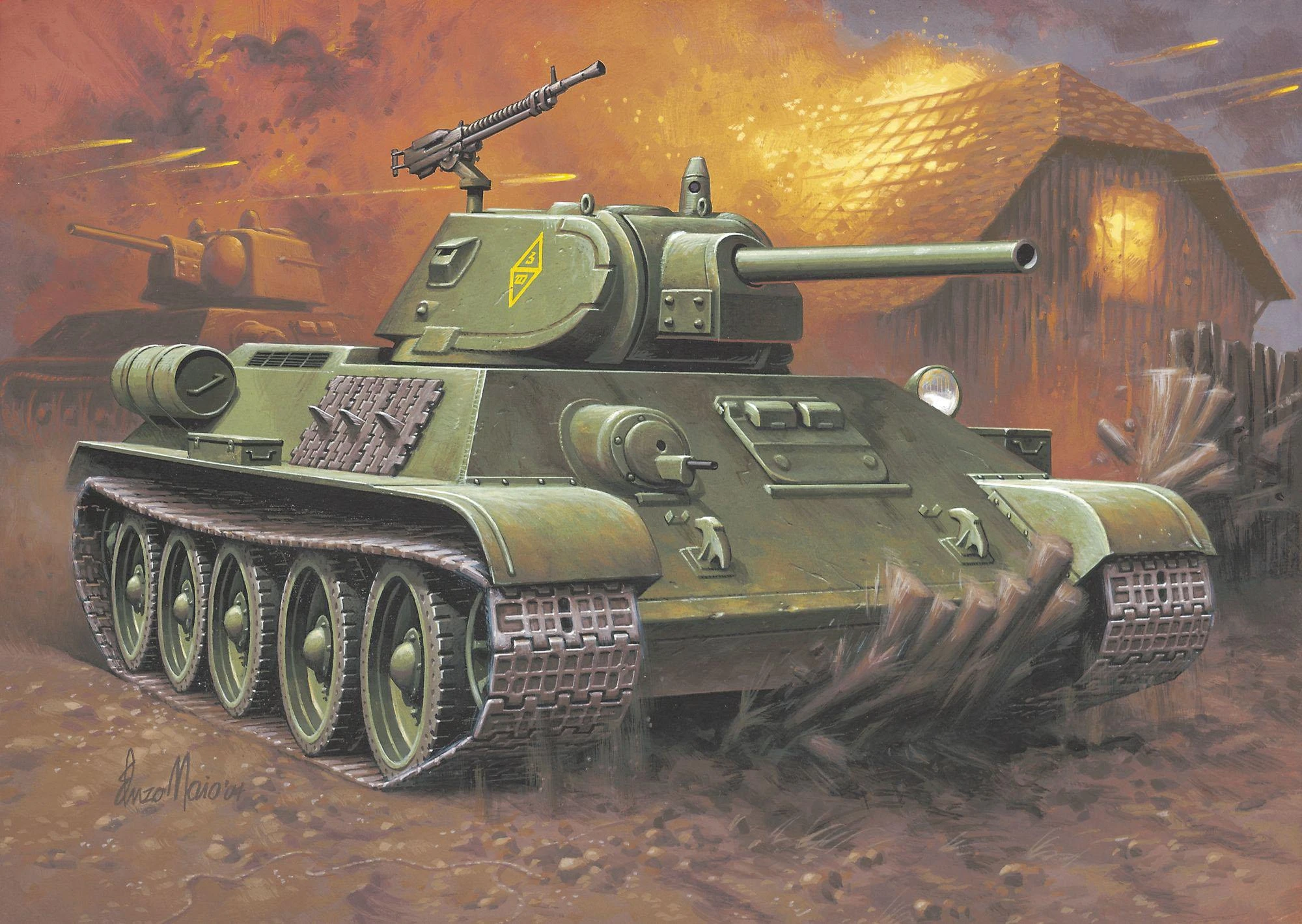Revell T-34/76 Modell 1940 - PLASTIKINIS modeliavimo rinkinys