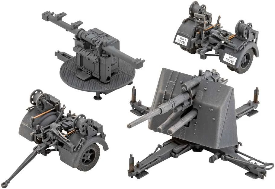 Revell plastikinis modelis 8,8 cm Flak 37 + Sd.Anh.202 1:72