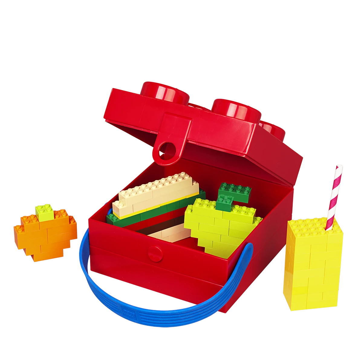 Room Copenhagen LEGO dėžutė su rankena Raudona