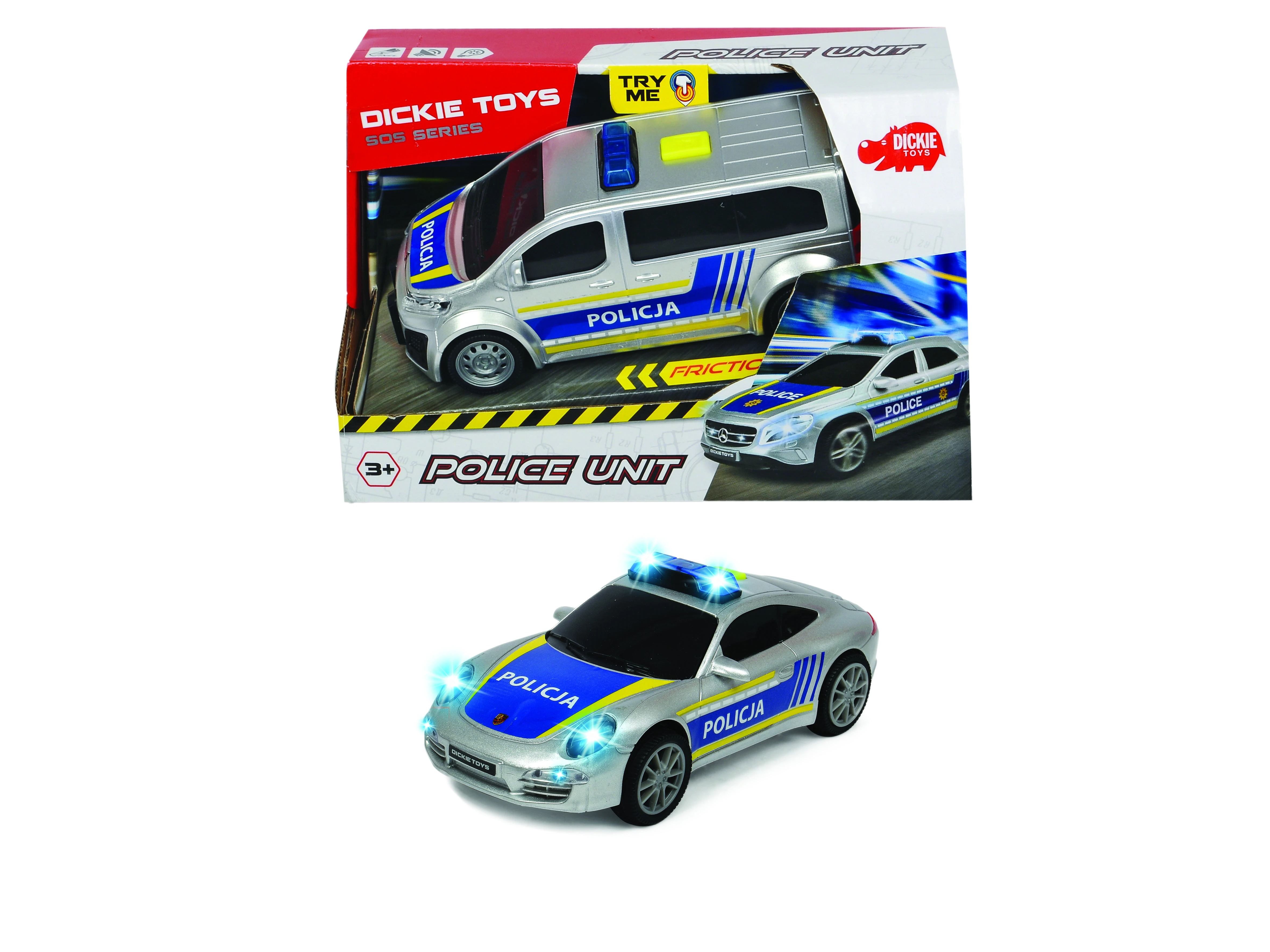 Dickie Automobilis SOS_N Policijos padalinys 2 tipai