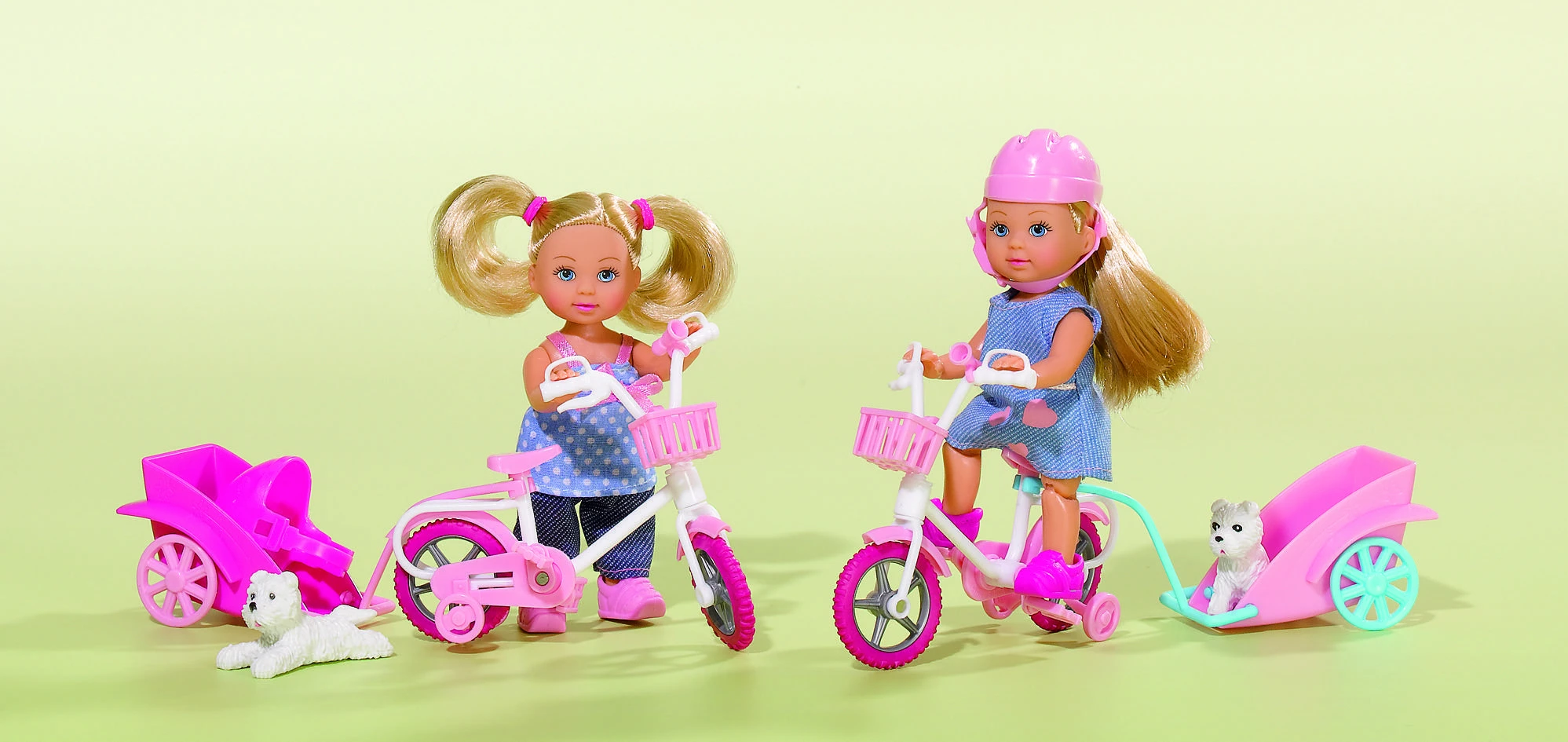 Lėlė – vaikas Simba Evi with a Bike 105730783, 12 cm